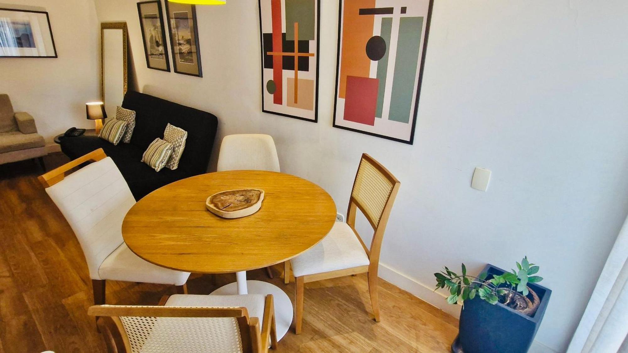 Apartamento Top Apart Leblon - Flat Com Varanda, E Terraco Panoramico Rio de Janeiro