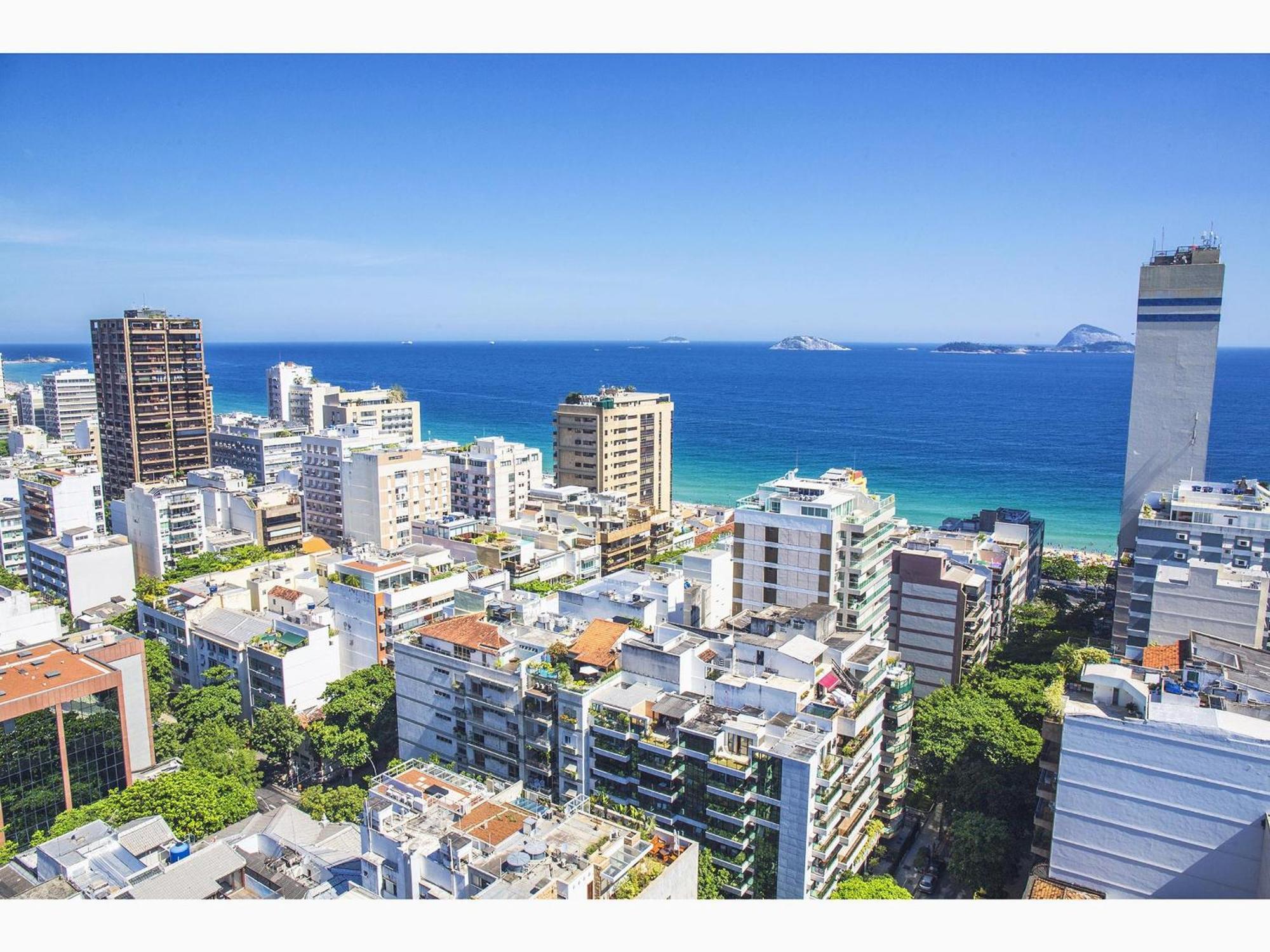 Apartamento Top Apart Leblon - Flat Com Varanda, E Terraco Panoramico *