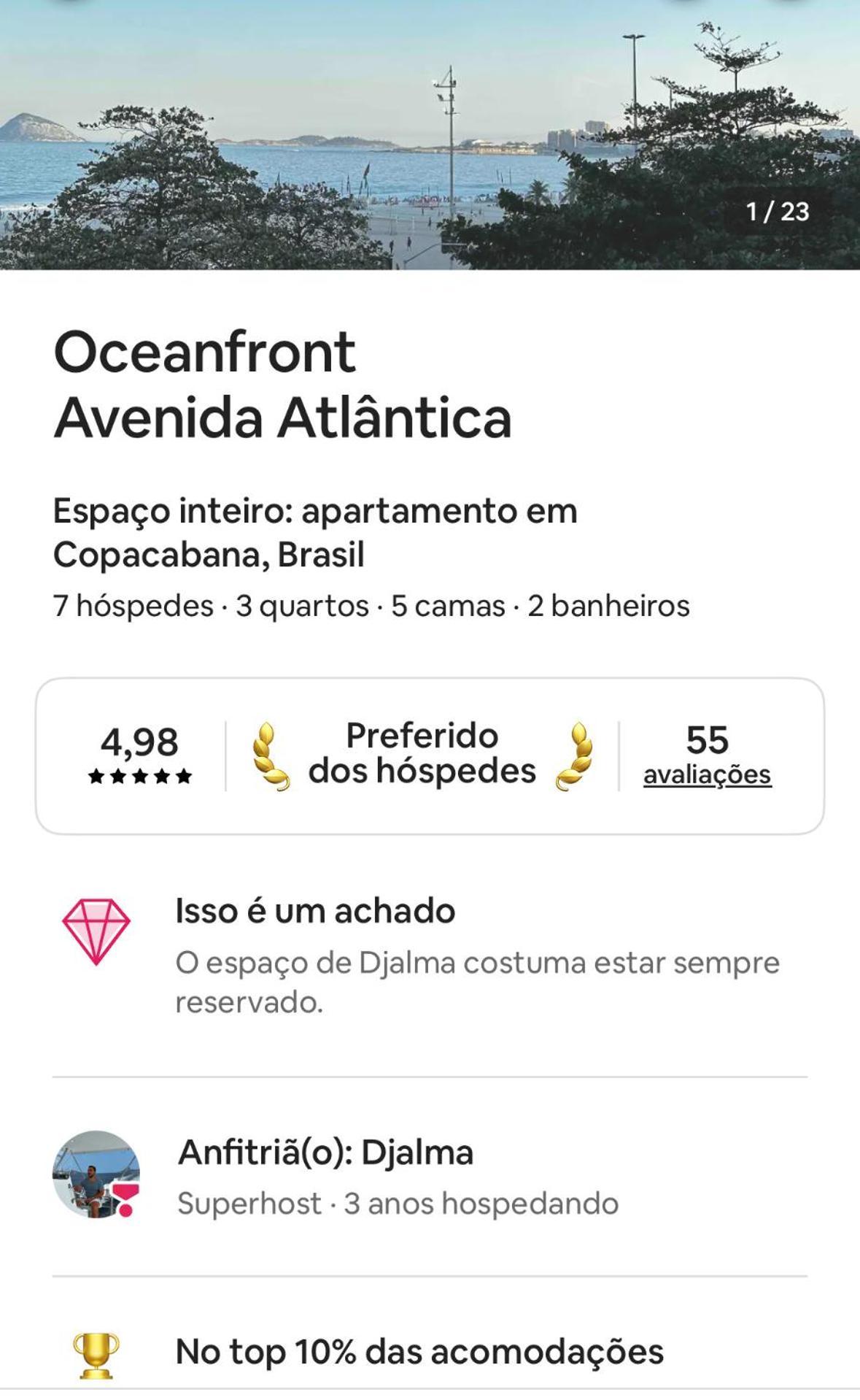 Oceanfront Avenida Atlântica *