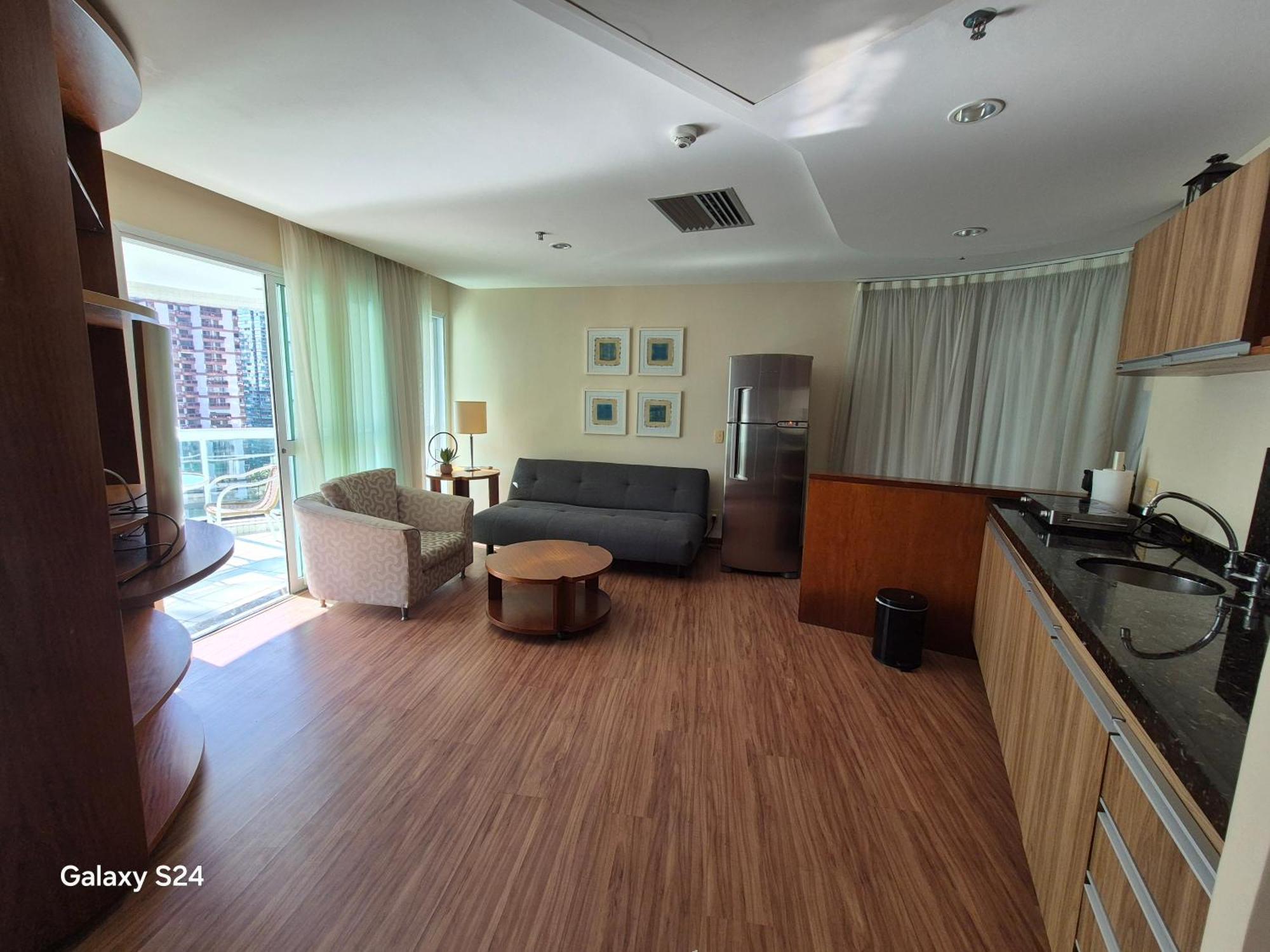 Flat Barra Vista Mar Urbano Posto 4 Apartamento *