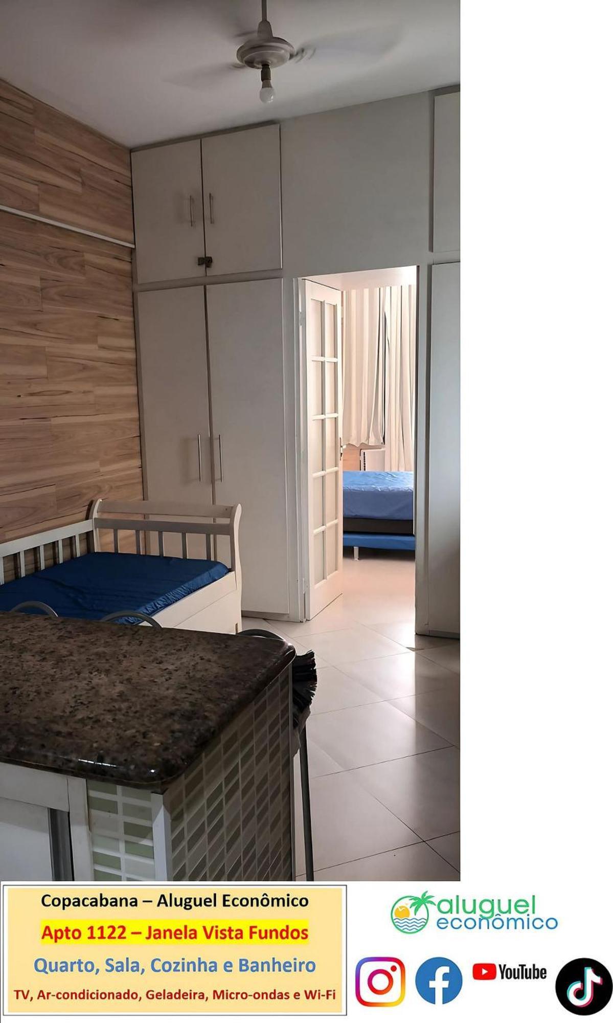 Apartment Copacabana - Apto 1122 - Aluguel Economico *