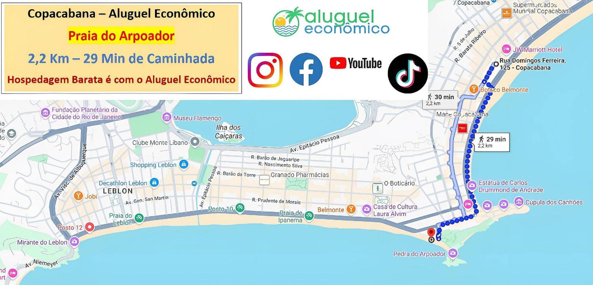 Copacabana - Apto 1122 - Aluguel Economico * Rio de Janeiro