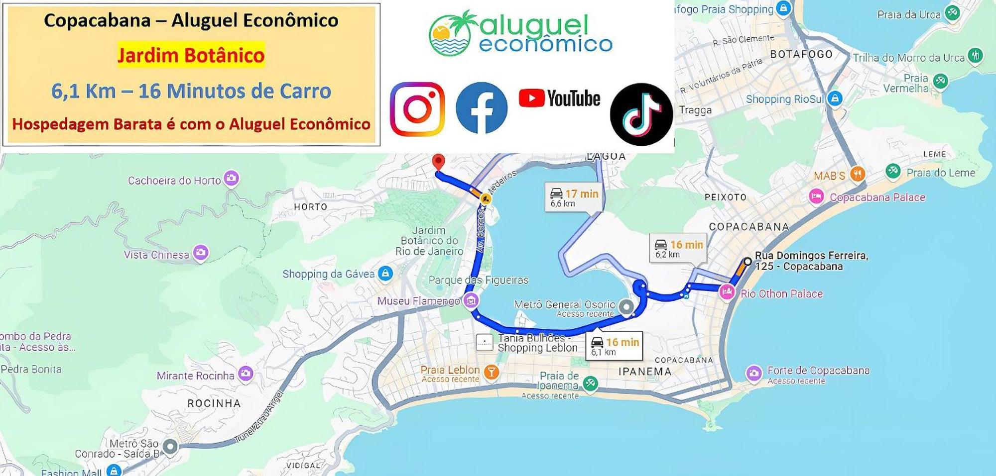 Copacabana - Apto 1122 - Aluguel Economico Apartment *