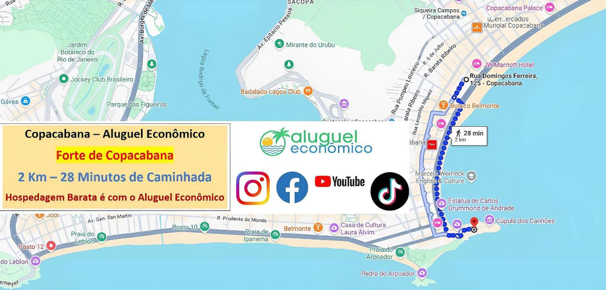 Apartment Copacabana - Apto 1122 - Aluguel Economico *