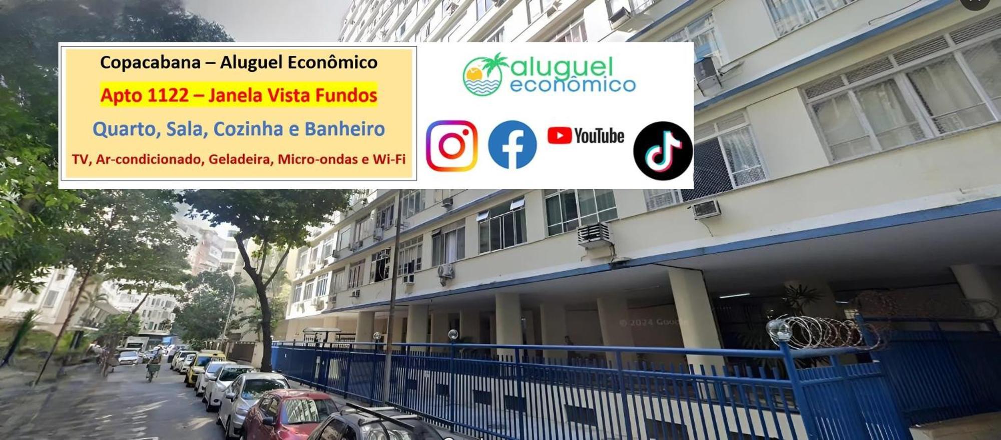 Copacabana - Apto 1122 - Aluguel Economico Rio de Janeiro