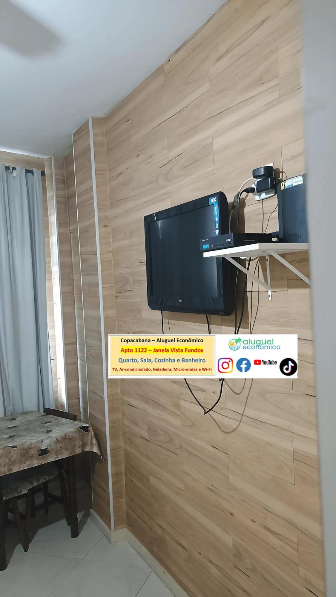 Apartment Copacabana - Apto 1122 - Aluguel Economico Rio de Janeiro