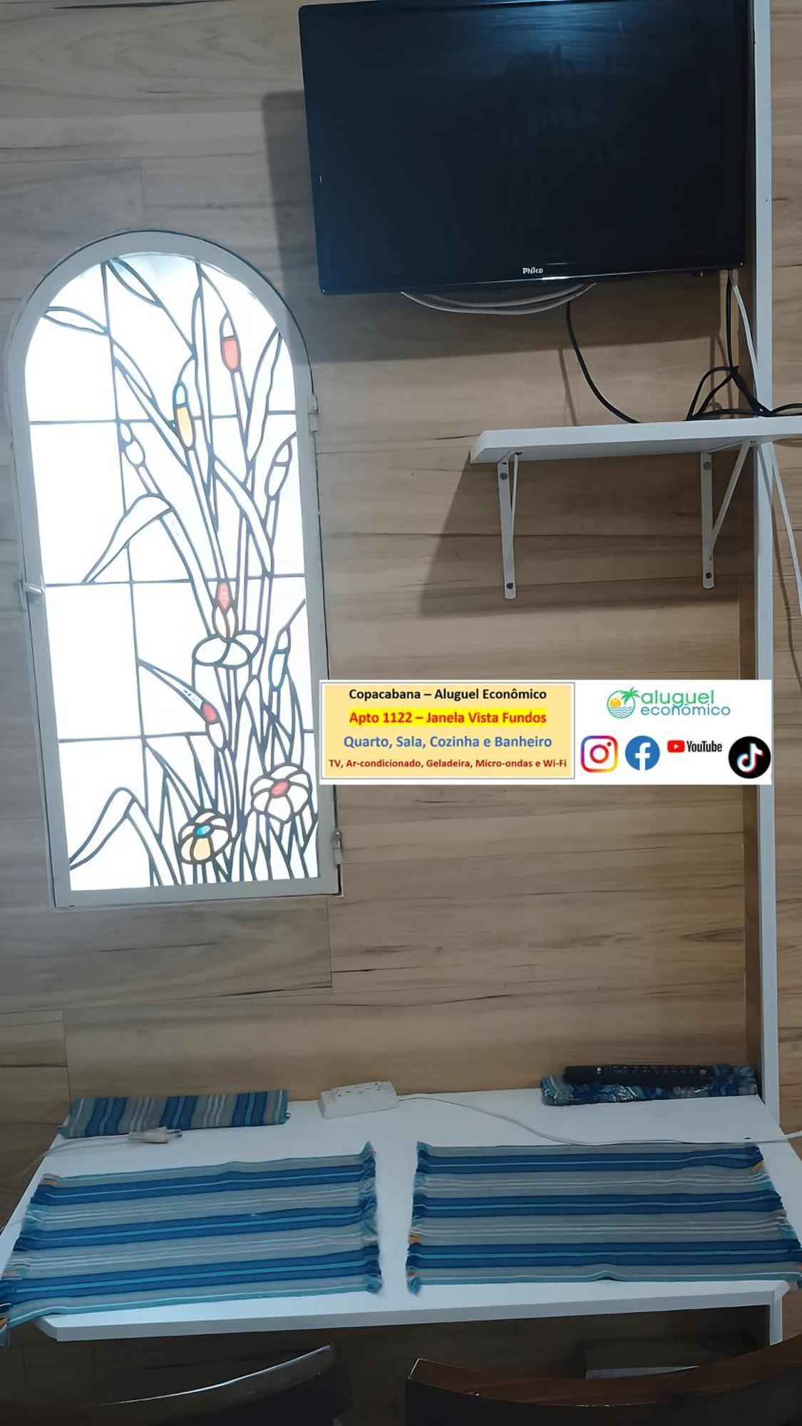 Apartment Copacabana - Apto 1122 - Aluguel Economico Rio de Janeiro