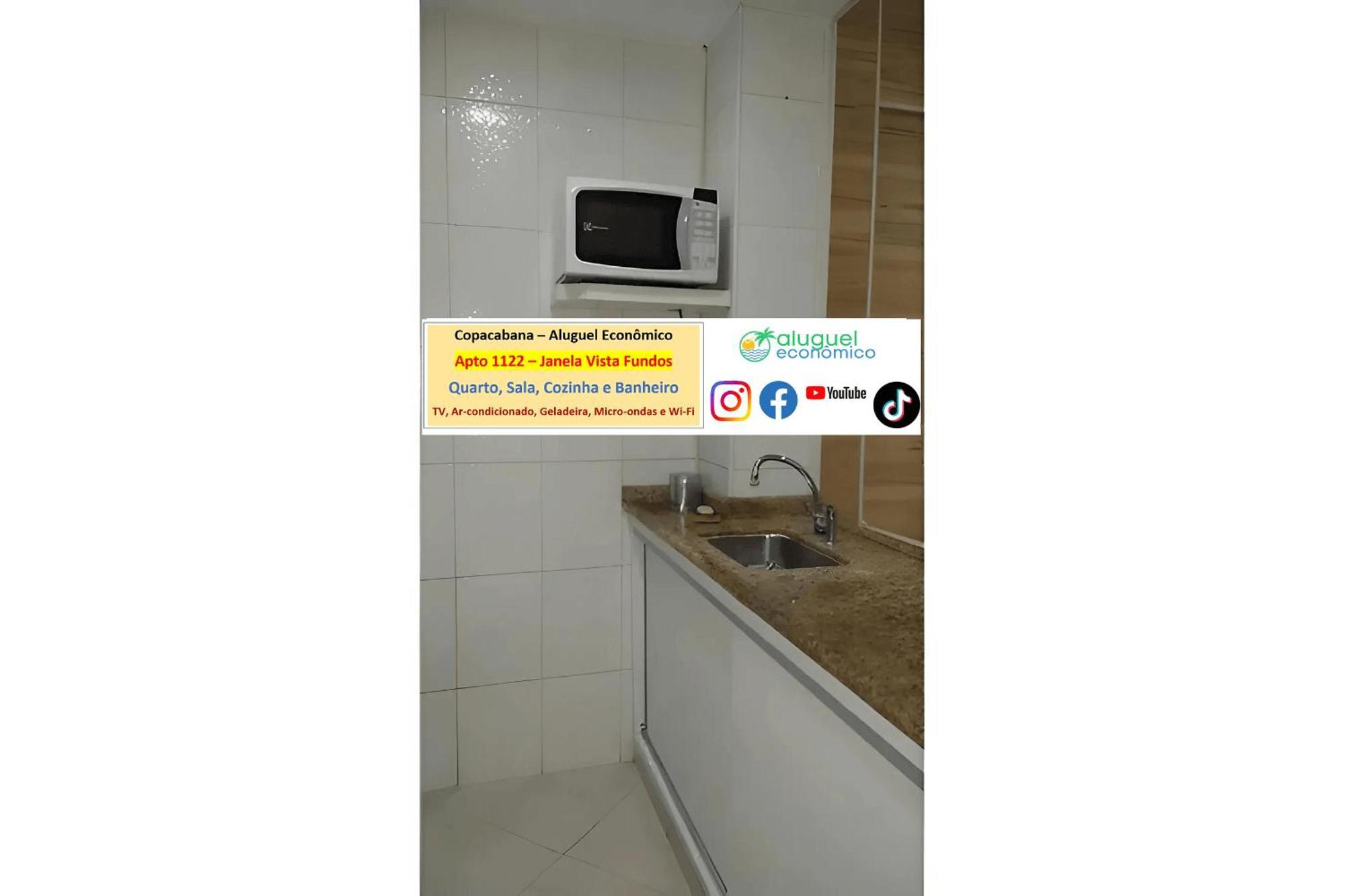 Copacabana - Apto 1122 - Aluguel Economico * Rio de Janeiro