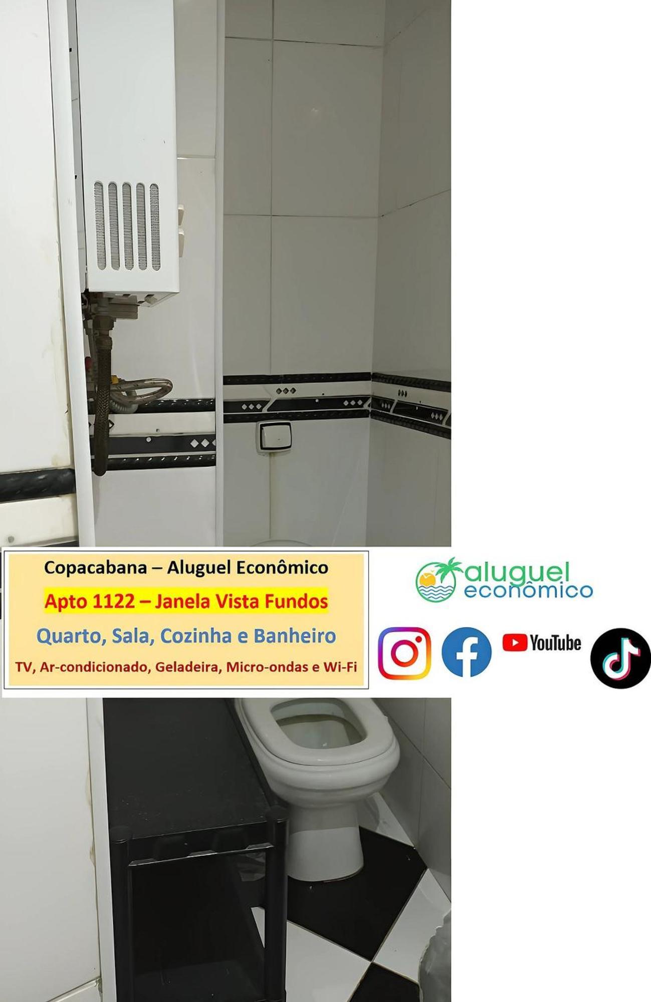 Apartment Copacabana - Apto 1122 - Aluguel Economico