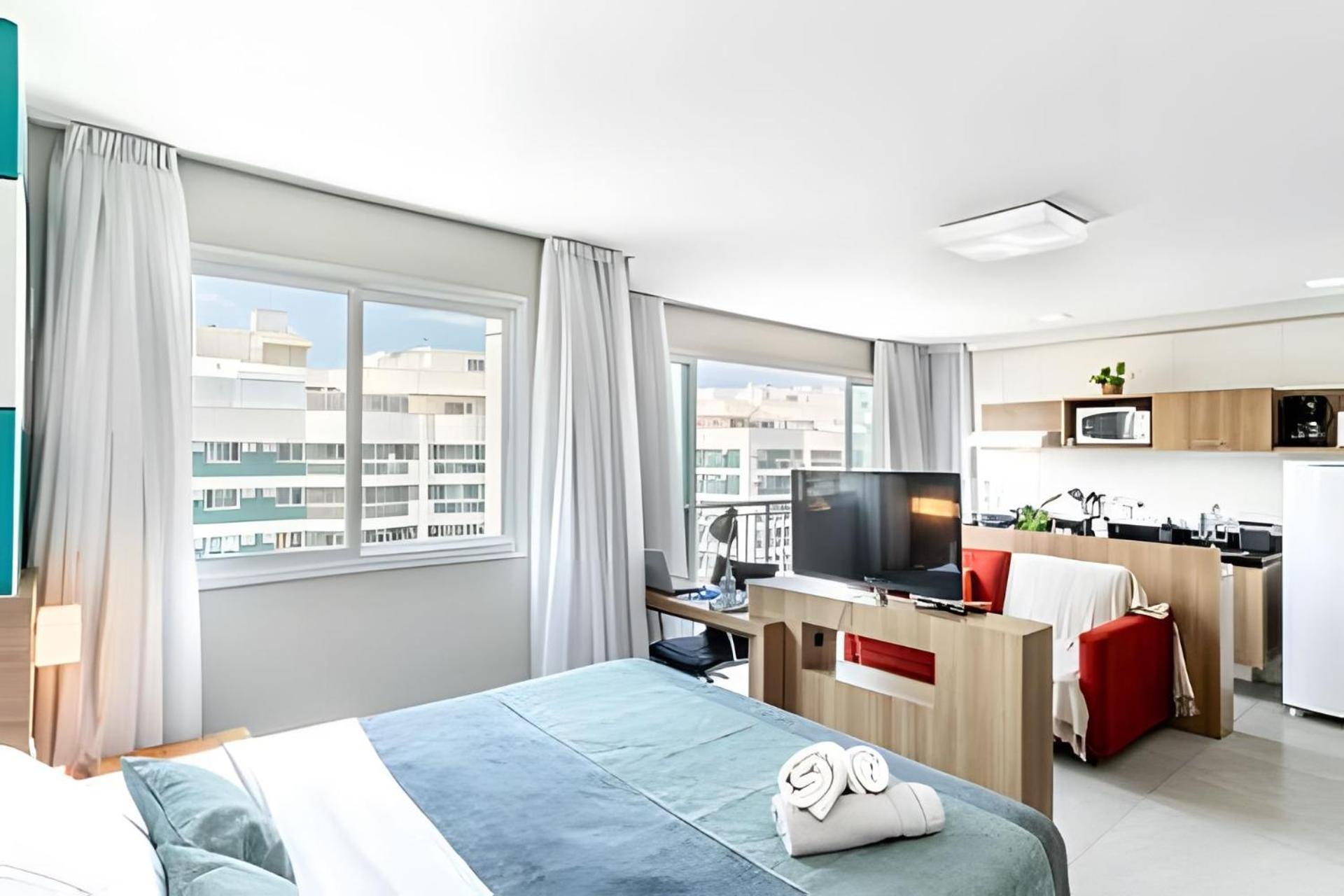 Flat Barra Olimpica Conforto Boutique-wifi 500mb Apartamento