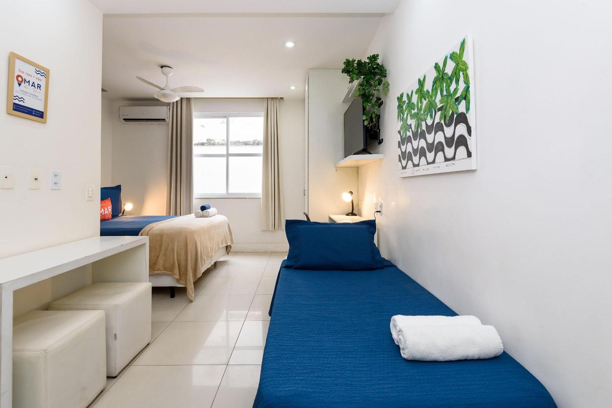 Omar Do Rio - Pm 269/407: Na Quadra Da De Ipanema Entre Os Postos 8 E 9, Internet 125mbps + Workstation E Roku Tv, Próximo Ao Metrô General Osório Apartamento Rio de Janeiro