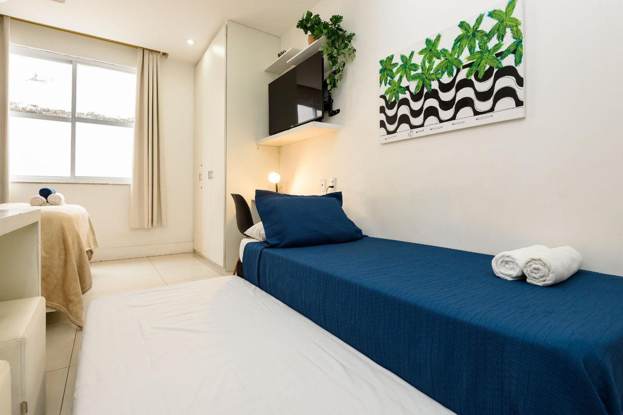 Omar Do Rio - Pm 269/407: Na Quadra Da De Ipanema Entre Os Postos 8 E 9, Internet 125mbps + Workstation E Roku Tv, Próximo Ao Metrô General Osório Apartamento *