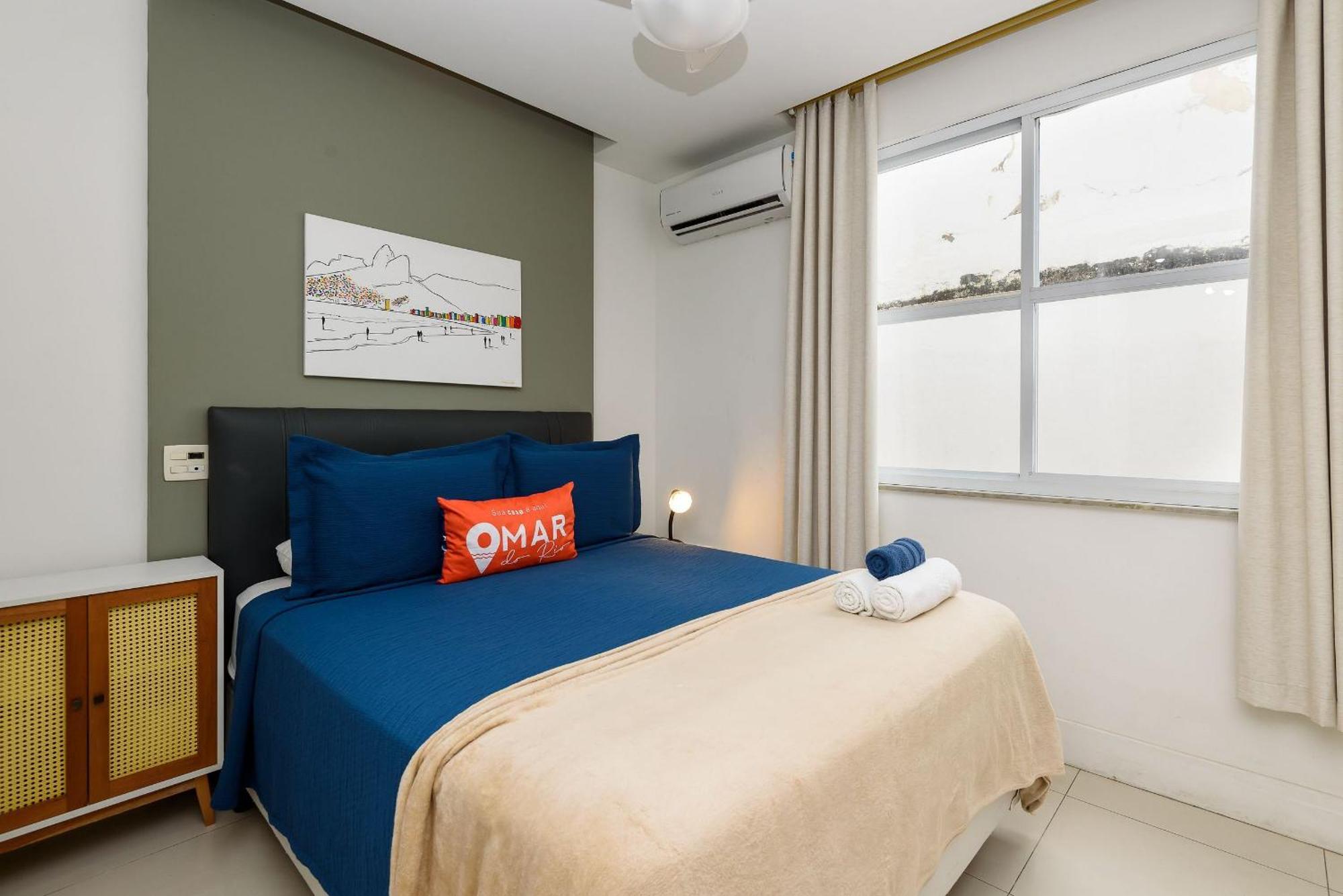 Apartamento Omar Do Rio - Pm 269/407: Na Quadra Da De Ipanema Entre Os Postos 8 E 9, Internet 125mbps + Workstation E Roku Tv, Próximo Ao Metrô General Osório *