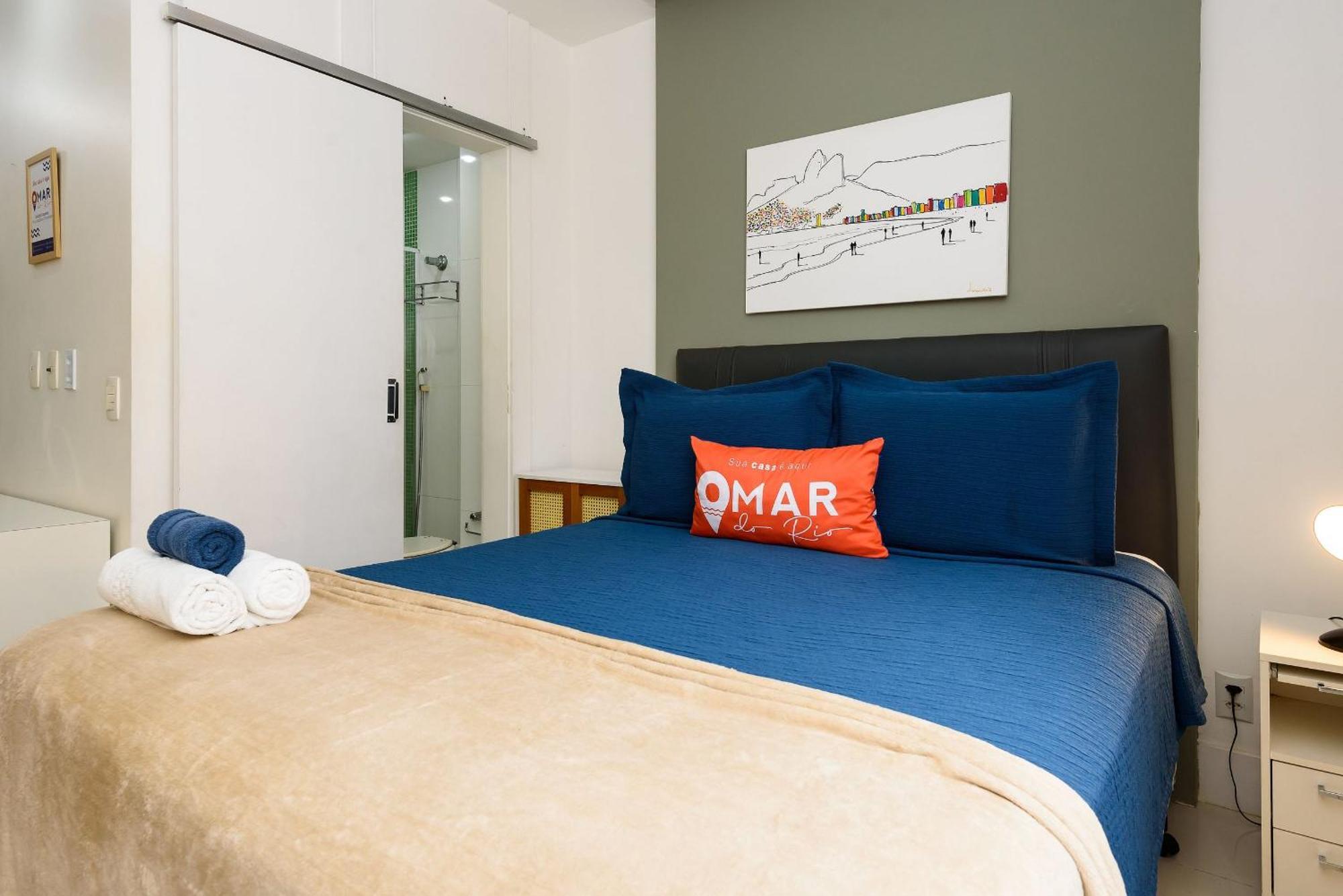 Apartamento Omar Do Rio - Pm 269/407: Na Quadra Da De Ipanema Entre Os Postos 8 E 9, Internet 125mbps + Workstation E Roku Tv, Próximo Ao Metrô General Osório