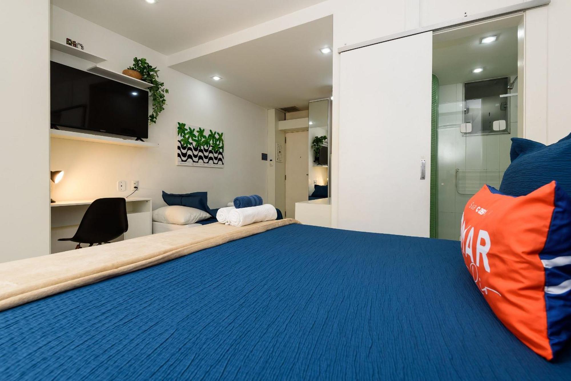 Omar Do Rio - Pm 269/407: Na Quadra Da De Ipanema Entre Os Postos 8 E 9, Internet 125mbps + Workstation E Roku Tv, Próximo Ao Metrô General Osório Apartamento Rio de Janeiro