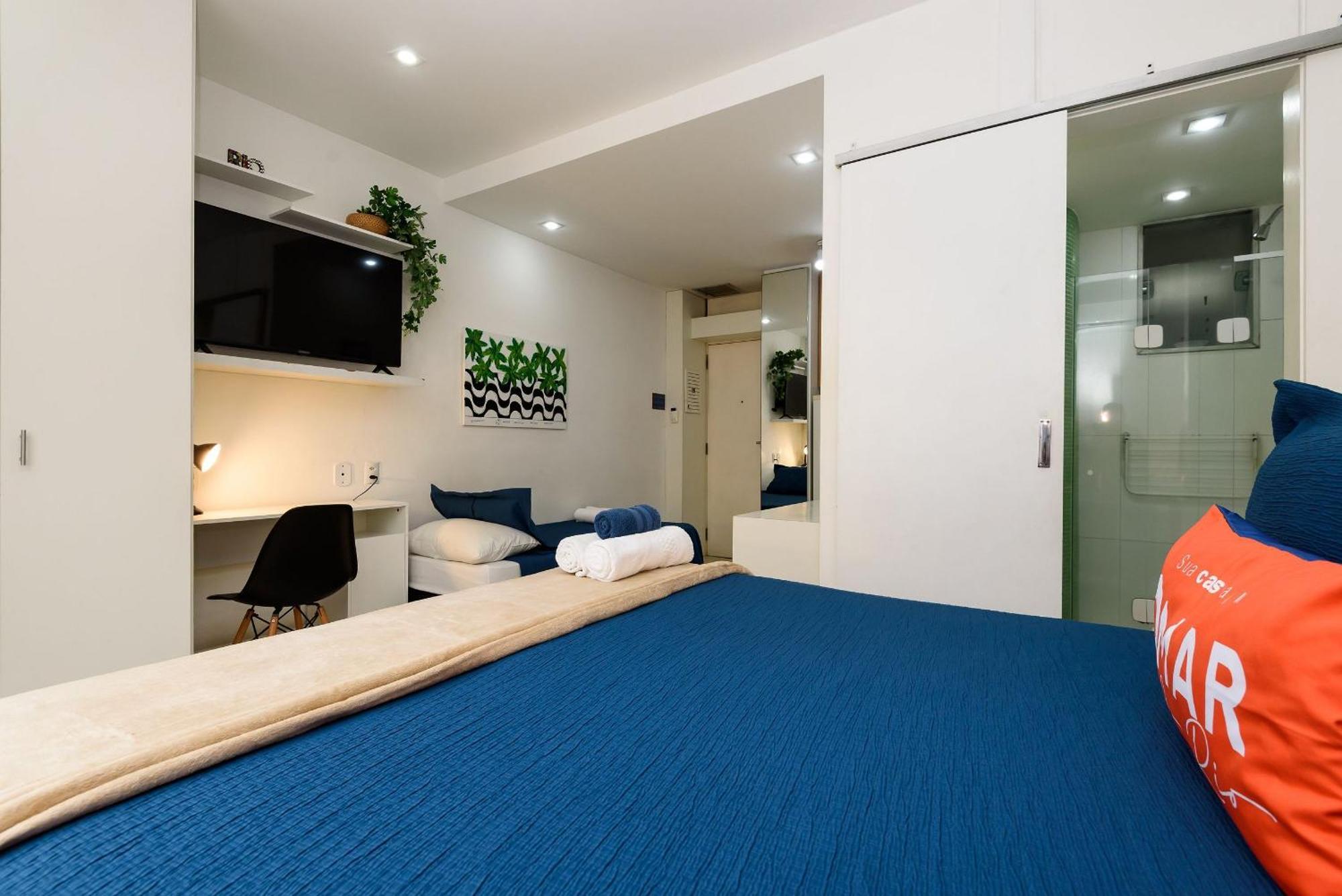 Omar Do Rio - Pm 269/407: Na Quadra Da De Ipanema Entre Os Postos 8 E 9, Internet 125mbps + Workstation E Roku Tv, Próximo Ao Metrô General Osório *