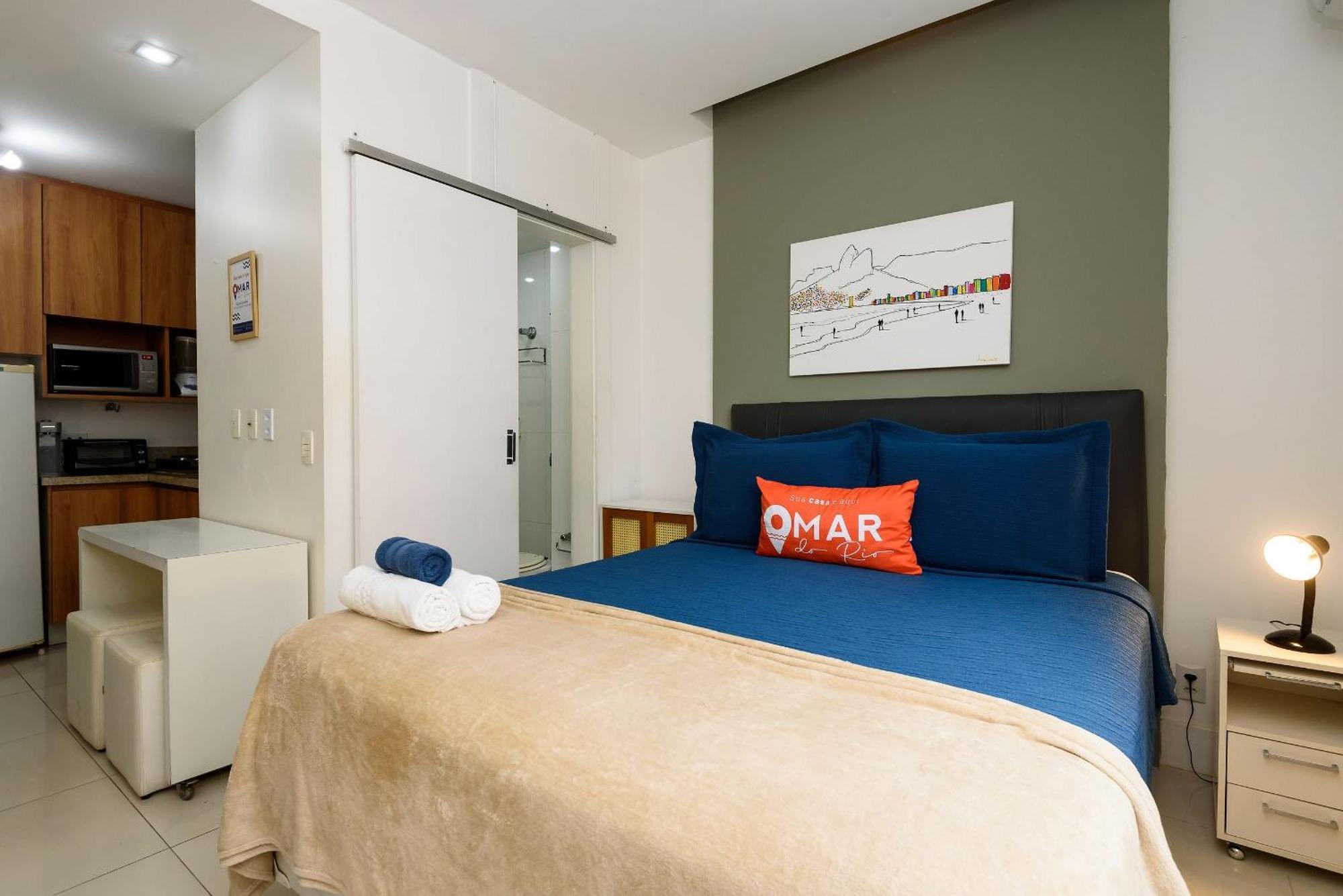 Apartamento Omar Do Rio - Pm 269/407: Na Quadra Da De Ipanema Entre Os Postos 8 E 9, Internet 125mbps + Workstation E Roku Tv, Próximo Ao Metrô General Osório *