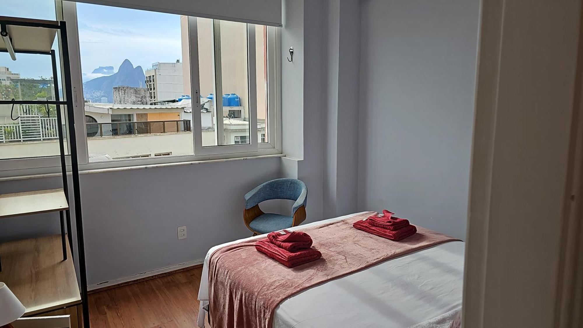 Apartamento Arpoador Vista Pedra Da Gavea 2 Irmaos Ipanema E Mar *
