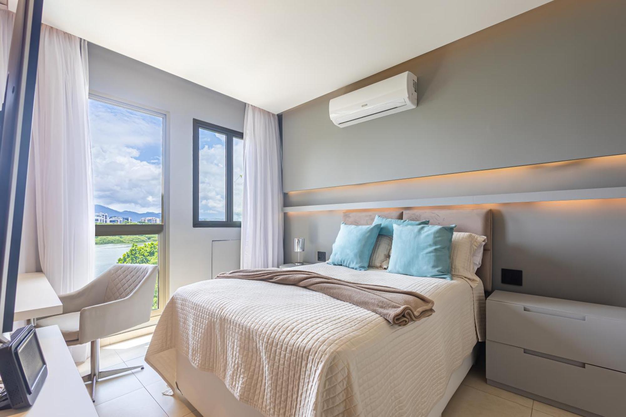 Apartamento Exclusivo Com Piscina, Academia, Estacionamento, E Wi-Fi Apartamento *