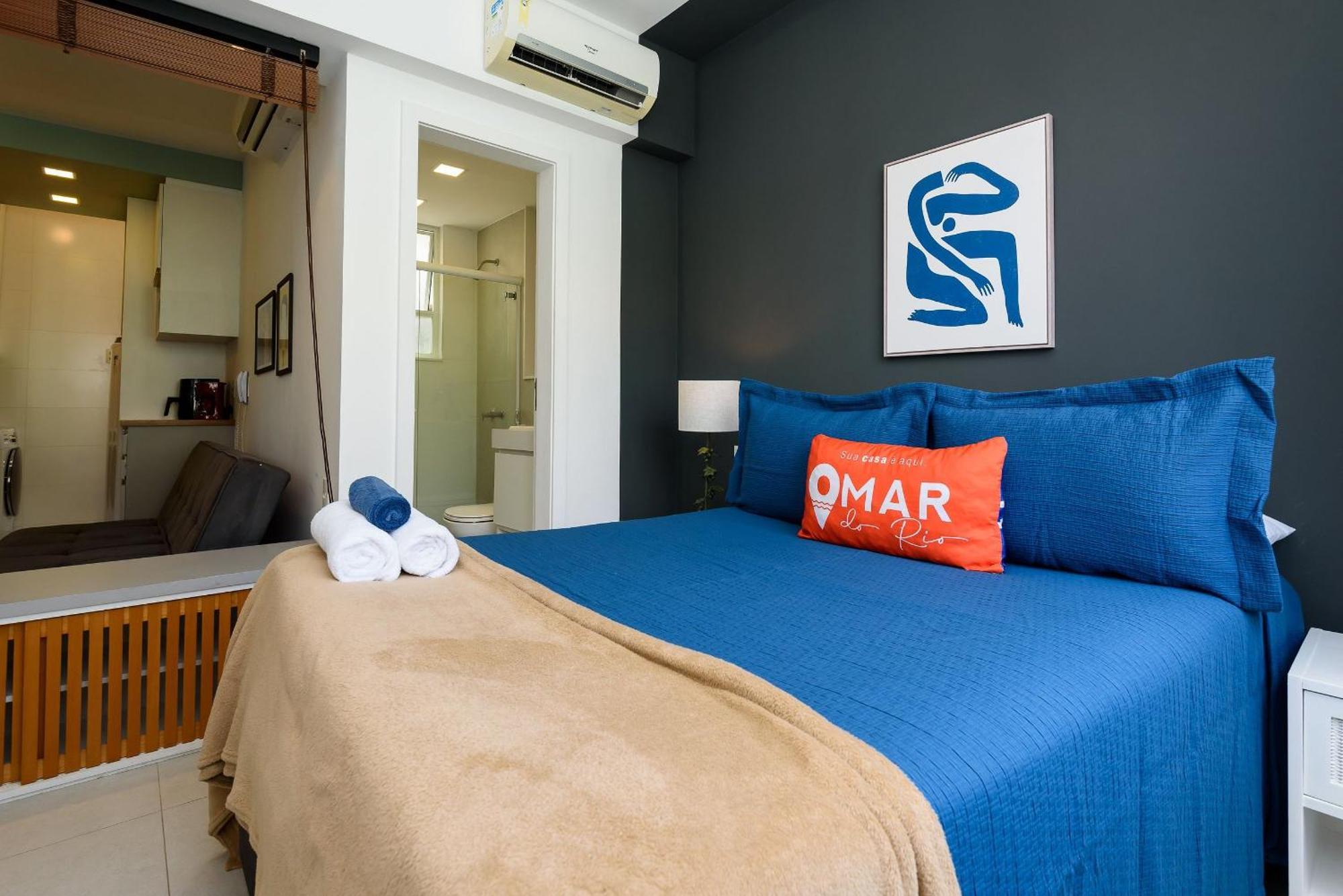 Quarto&sala C/ Workstation No Leblon | Dmc 24/609 Apartamento *