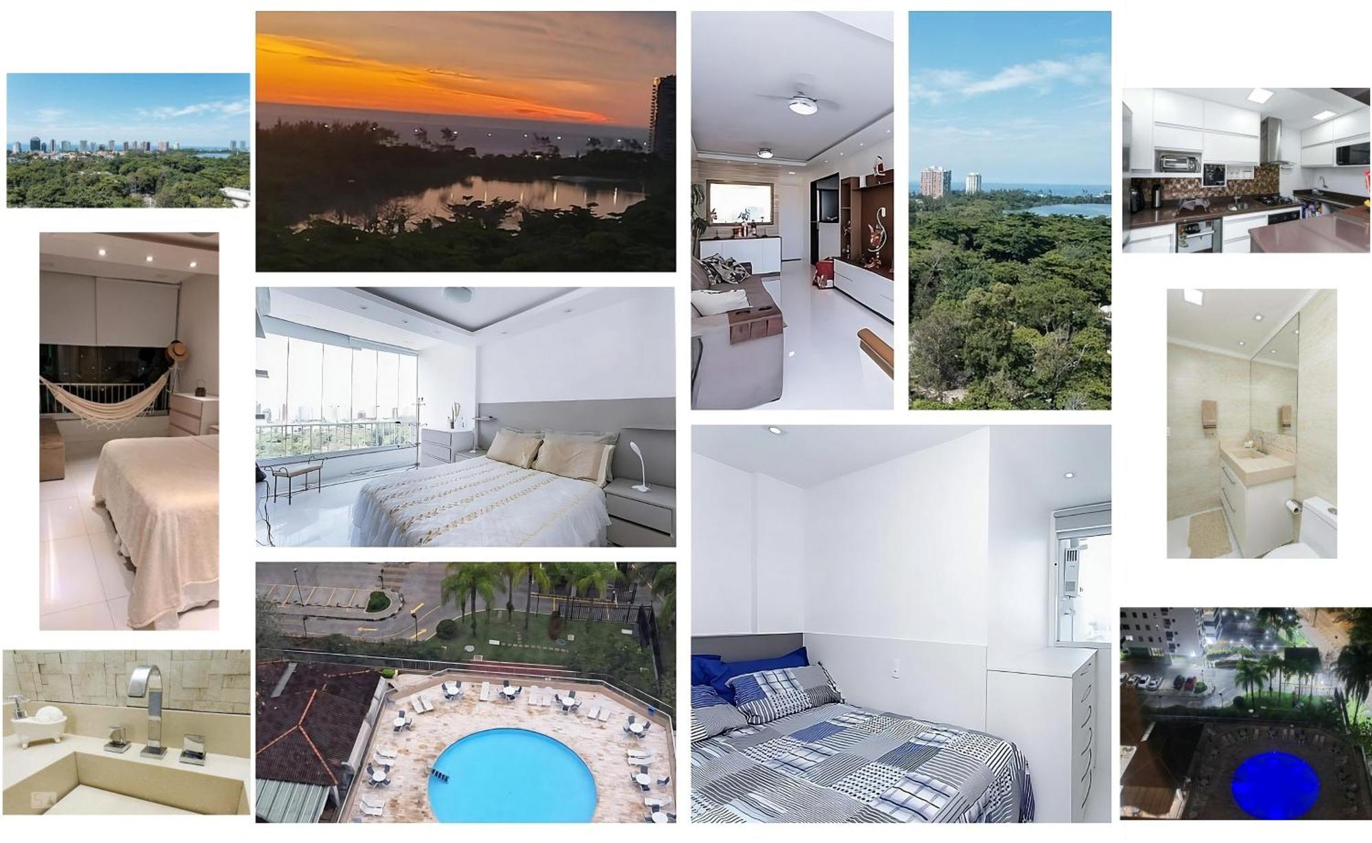Rosa Dos Ventos - Premium Luxo 5 Estrelas - Vista Mar - Barra Da Tijuca - 2 Quartos, Cozinha Equipada, Amplo E Arejado, Ar Cond, Estacionamento Gratis, Restaurante No Local, Localizacao Da Regiao, Va A Pe Praia, Barra Shopping, Village Ma Apartment *
