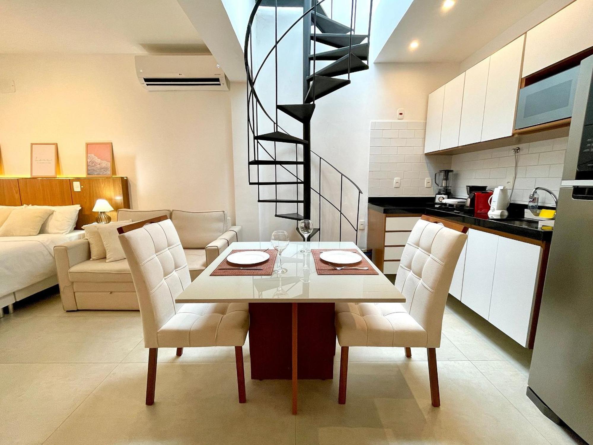 Loft Moderno Com Terraco E Vista Cristo Apartamento