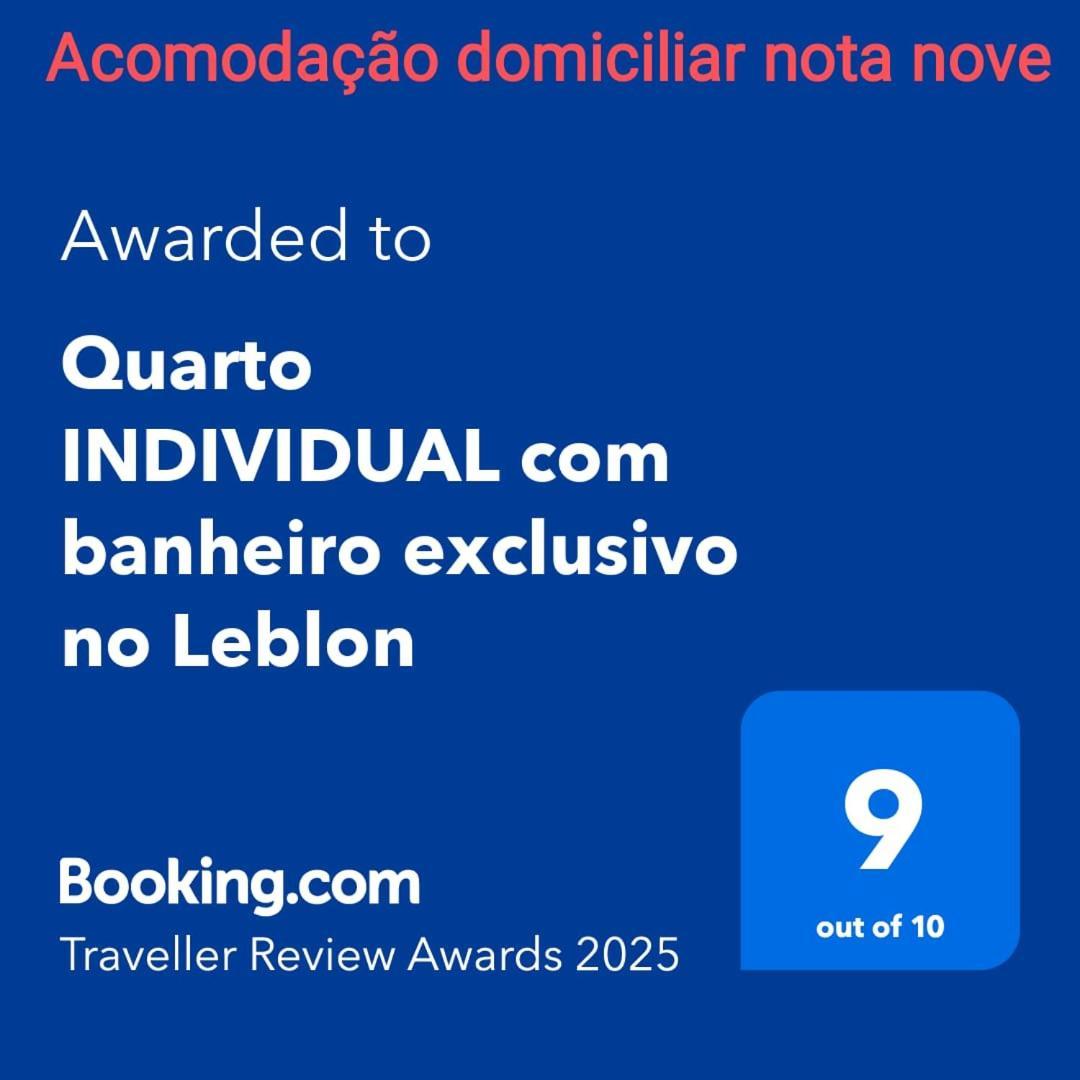Domiciliar Individual Com Banheiro Exclusivo No Leblon * Rio de Janeiro