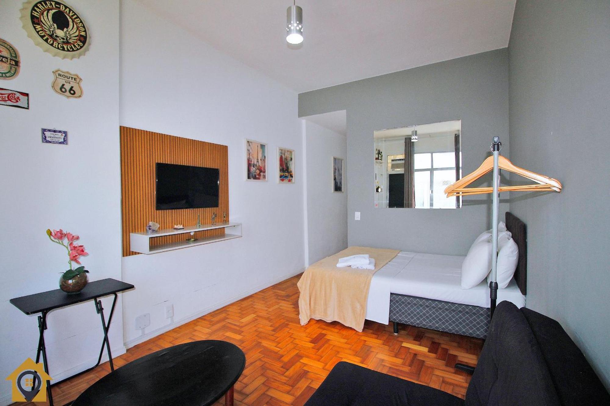 Simples Com Vista Mar P/ 4 Pessoas Ao Lado Da Com Comercios Ao Redor Apartamento Rio de Janeiro