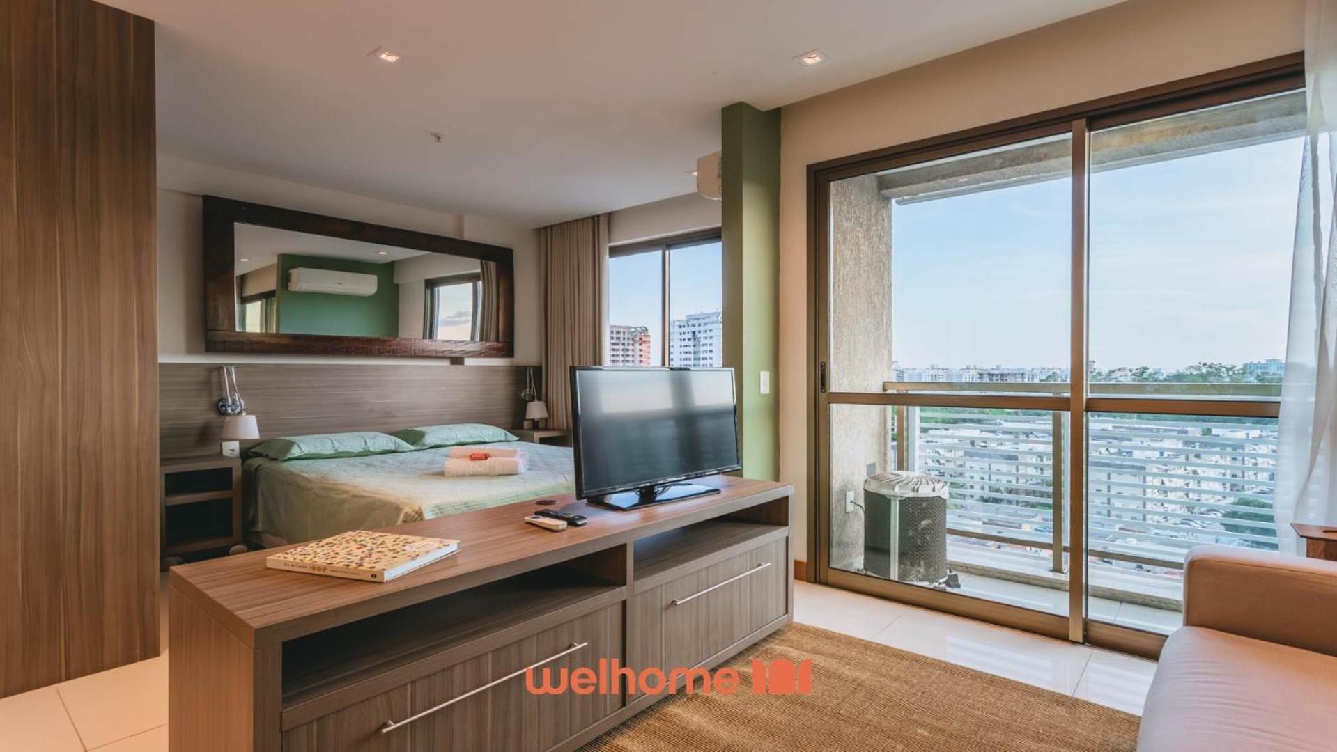 Apartamento Flat Aconchegante Em Completo No Rj *