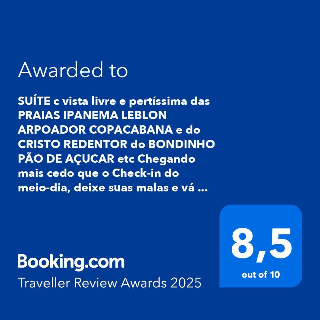 Homestay 1 C Vista Livre E Banheiro Privativo E Perto Praias Ipanema Leblon Arpoador Copacabana E Do Cristo Redentor Do Bondinho Pao Acucar Etc Chegando Cedo Que O Check-in Do Meio-dia, Deixe Suas Malas, Idem No Check-out 10h Manha Rio de Janeiro