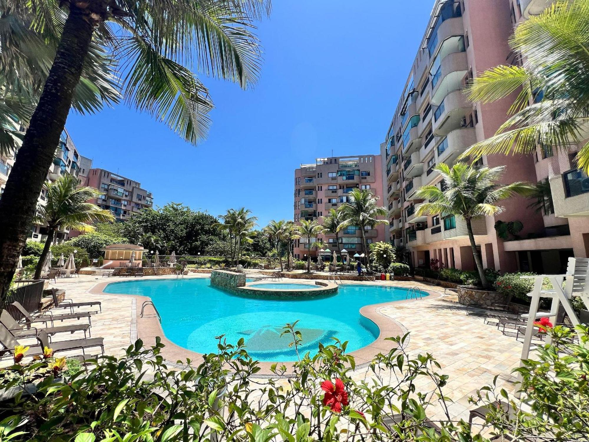 Apartamento Beira Mar Vista Barra Da Tijuca - Ar Condicionado Garagem
