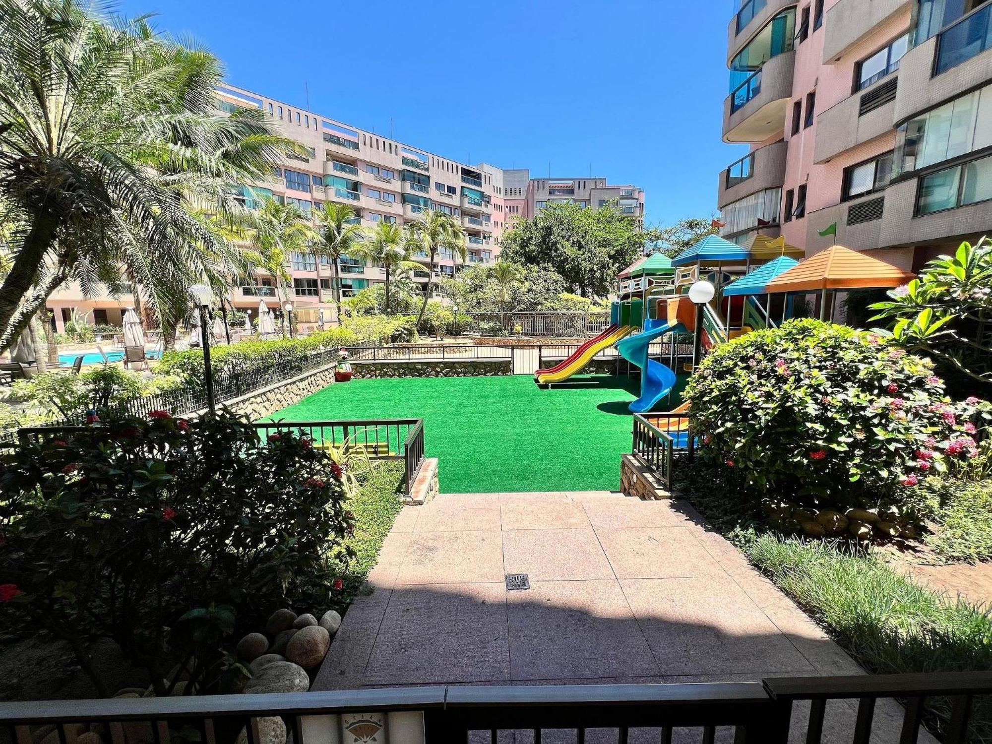 Apartamento Beira Mar Vista Barra Da Tijuca - Ar Condicionado Garagem Rio de Janeiro