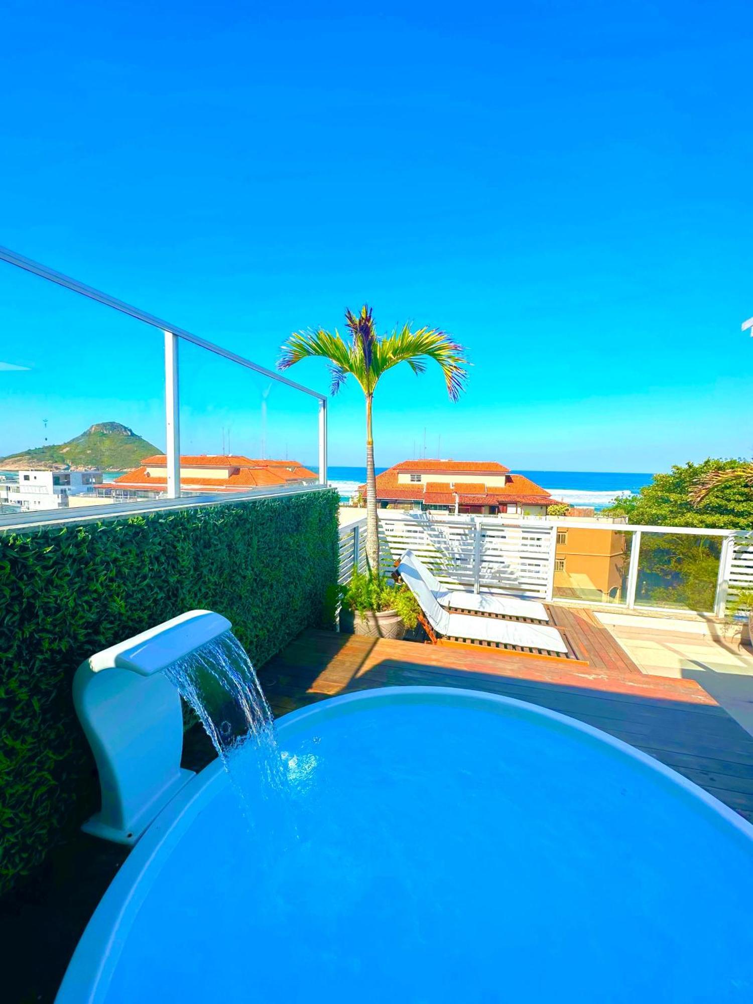Apartment Cobertura Piscina Aquecida 1 Min Da Praia Do Recreio Dos Bandeirantes *