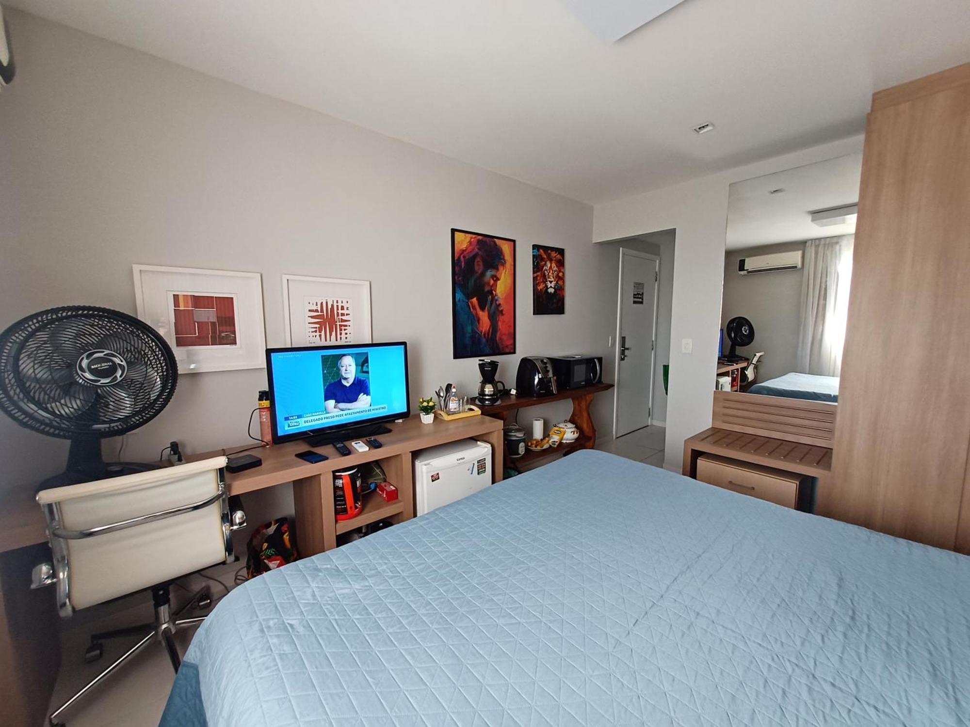 Lindo Flat Na Barra Da Tijuca Proximo A Shopping E Praias *
