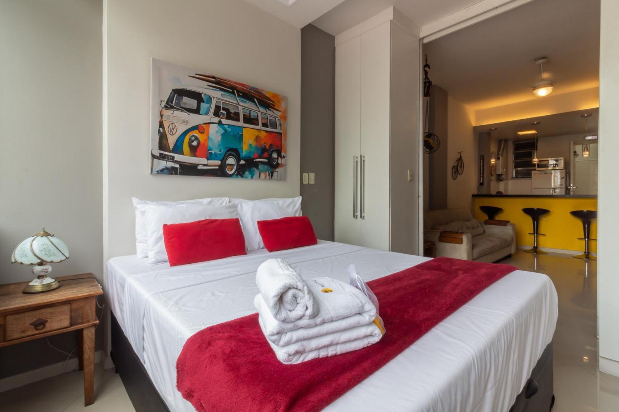 Apartamento Aconchego Em Copacabana - 150m Da - Pi401 Z5 Rio de Janeiro