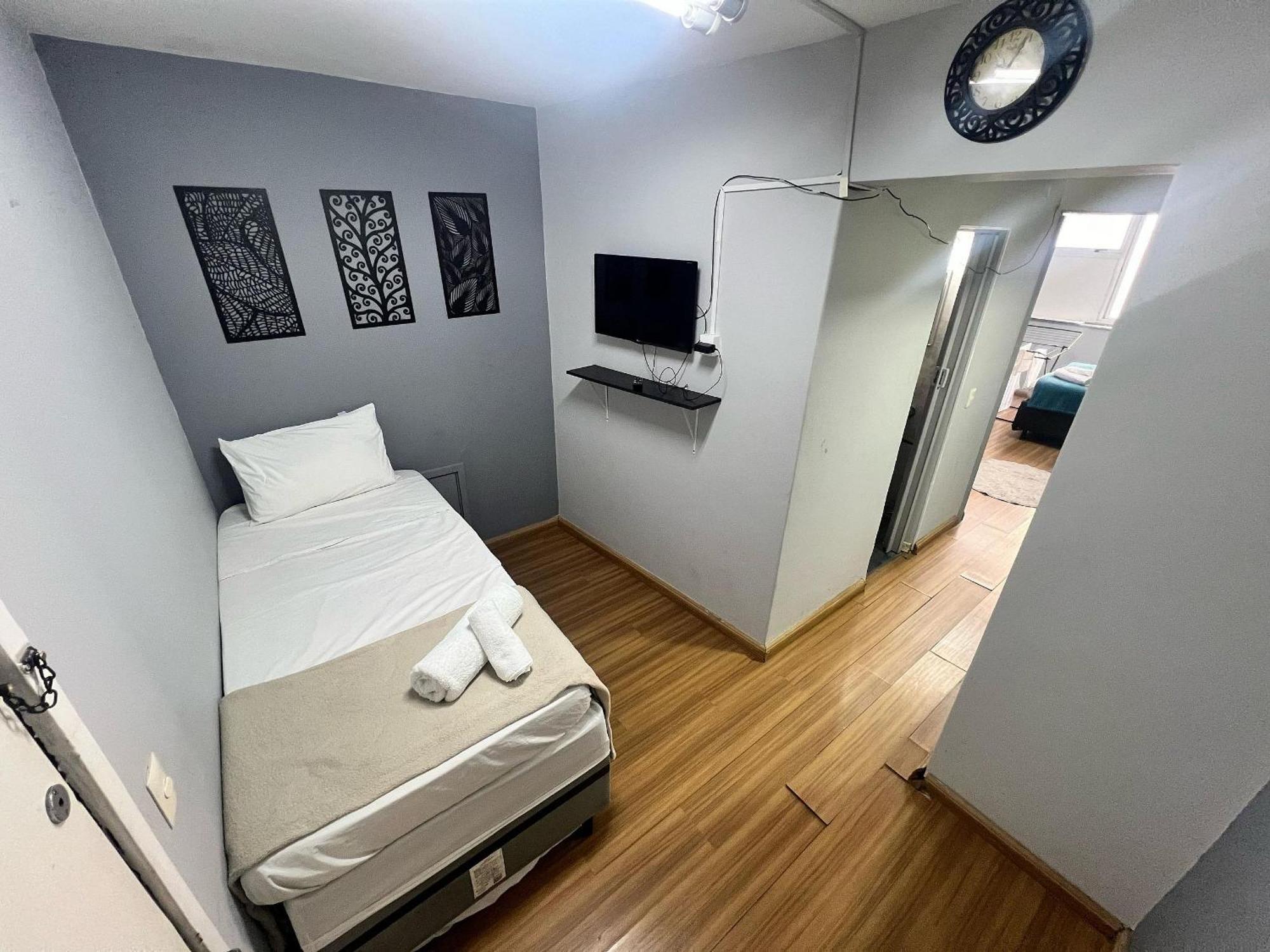 Flat Av Rio Branco Ar Cond Metro Vlt Lapa Rj *