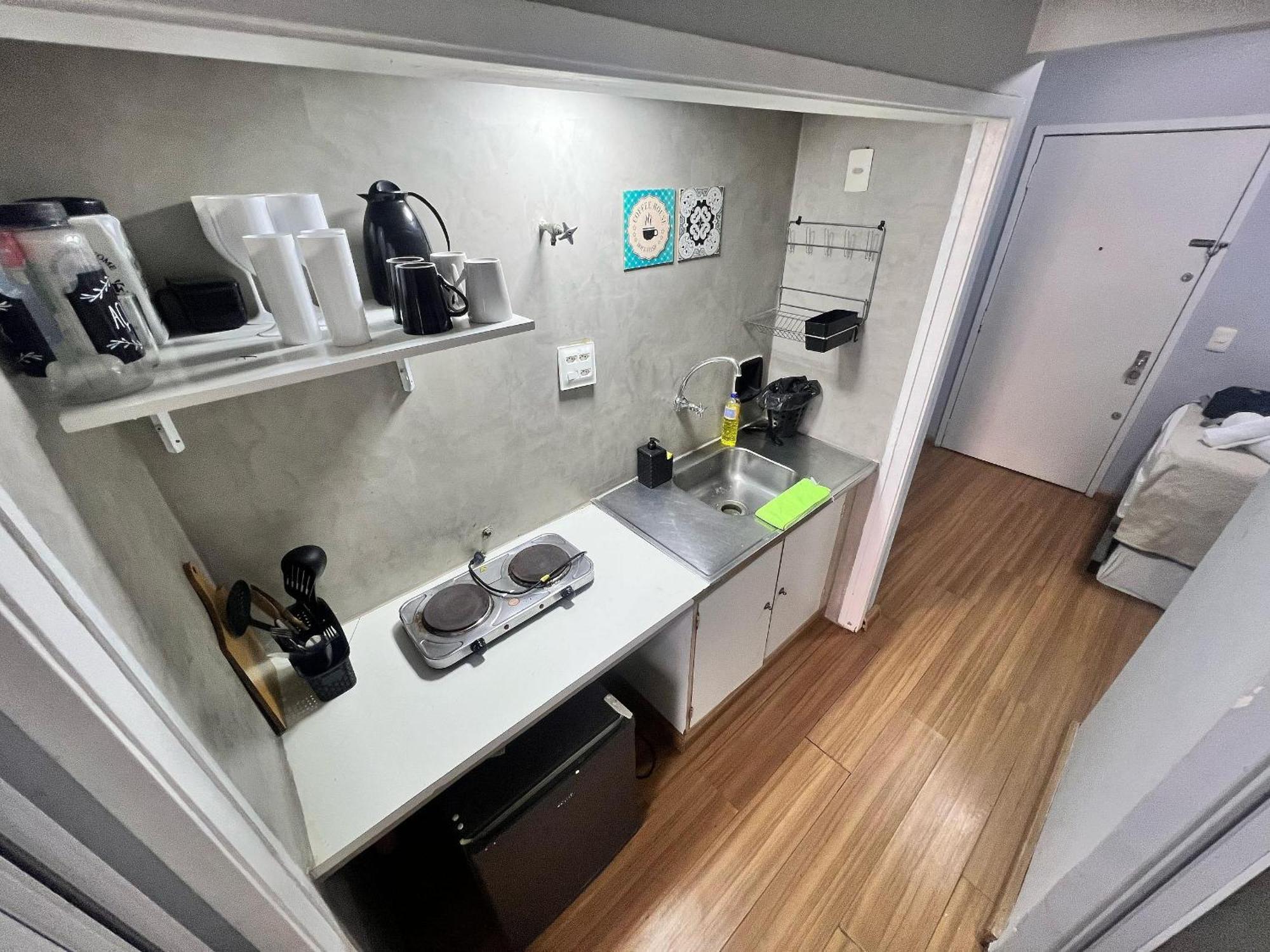 Flat Av Rio Branco Ar Cond Metro Vlt Lapa Rj Apartamento *