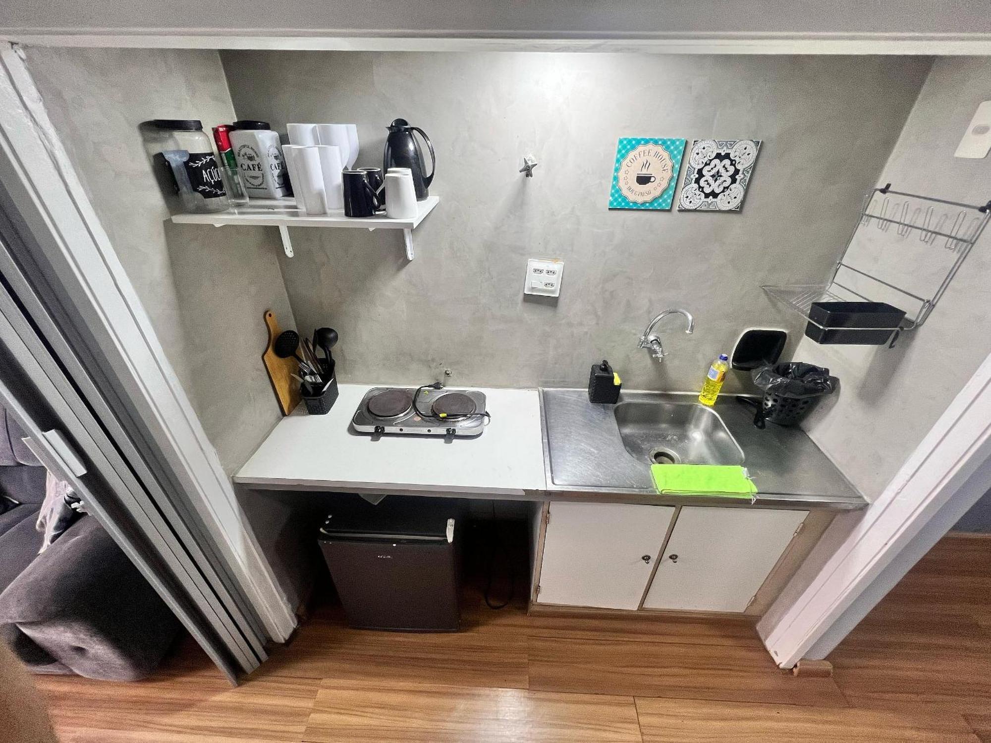 Flat Av Rio Branco Ar Cond Metro Vlt Lapa Rj