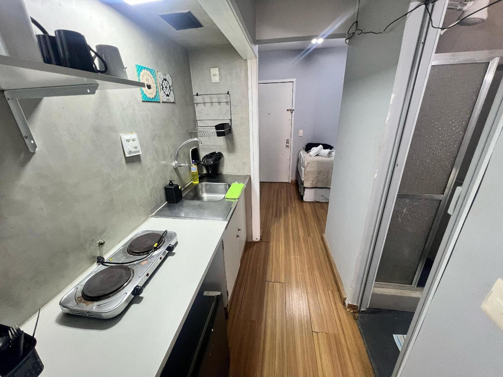 Apartamento Flat Av Rio Branco Ar Cond Metro Vlt Lapa Rj Rio de Janeiro