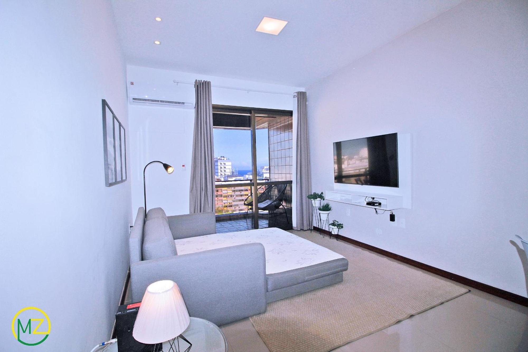 Incrível Sala E Com Varanda E Vista O Mar De Ipanema Rio de Janeiro