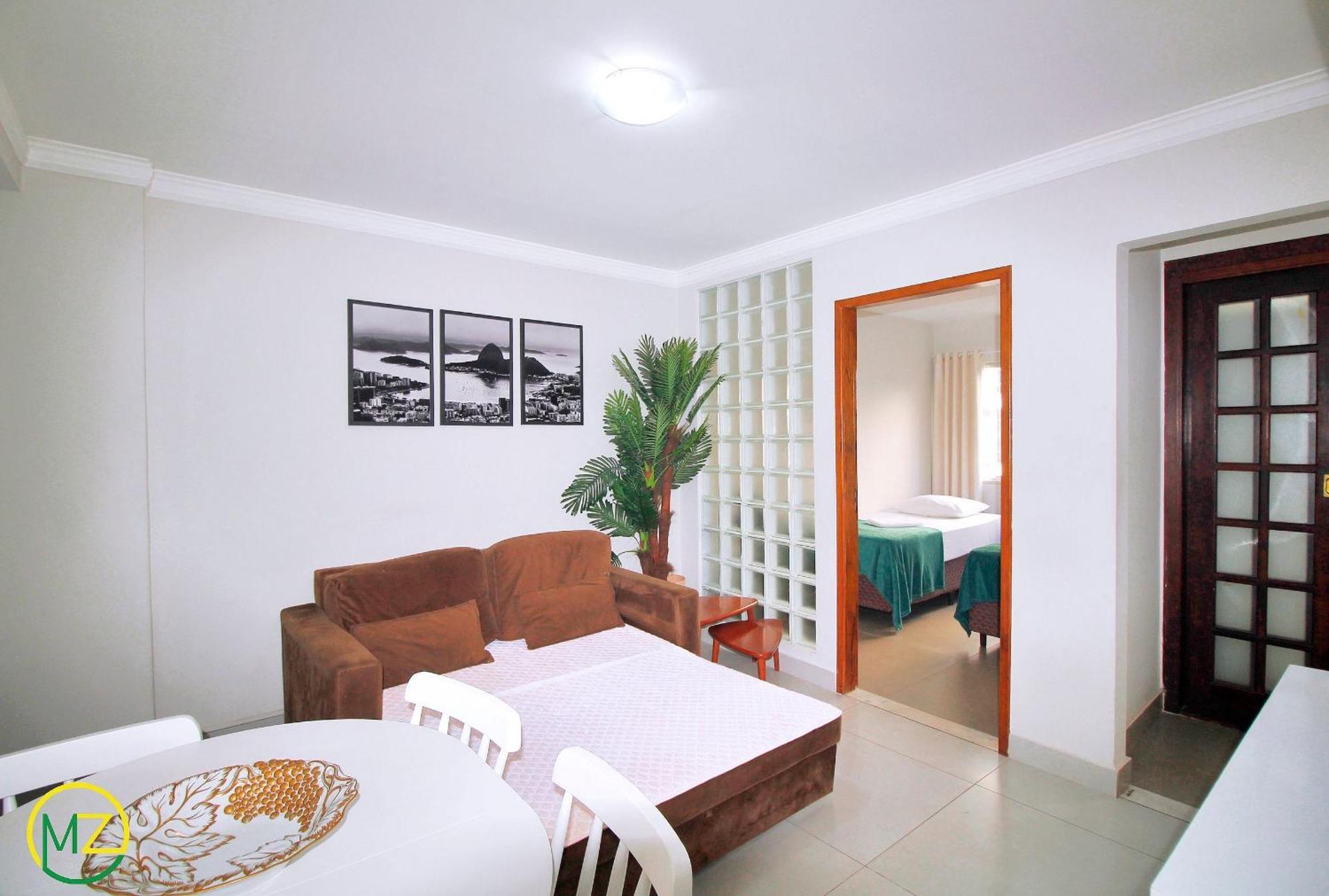 Apartamento Confortável E Econômico De 3 Quartos 8 Pessoas Em Copa *