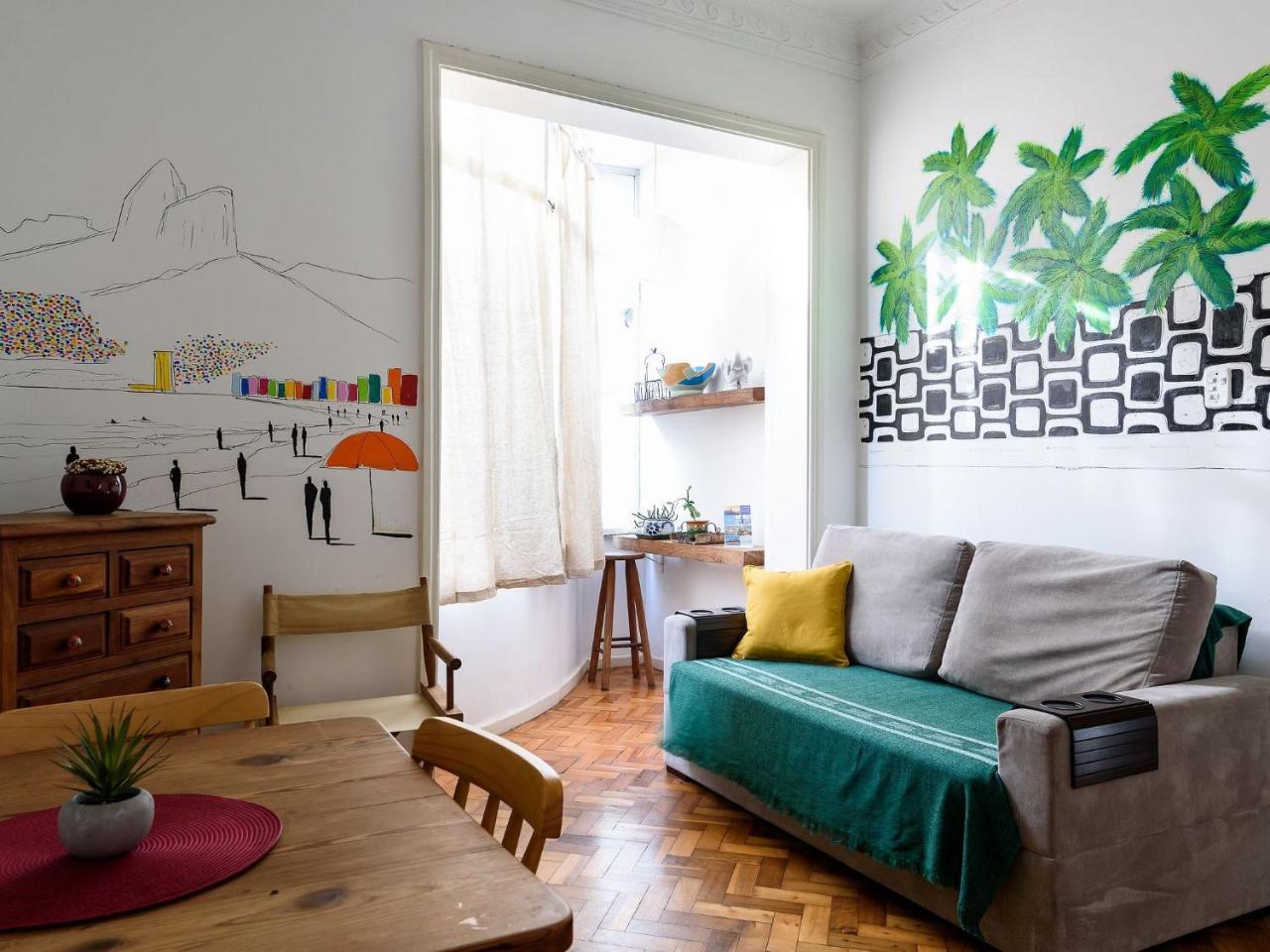 Apartamento Omar Do Rio - Gc 1002 Apartamento 2qtos, Completo Com Garagem, Internet 120mbps, A 150metros Da Praia De Ipanema E Do Metrô, 05 Minutos Da Praia De Copacabana Rio de Janeiro