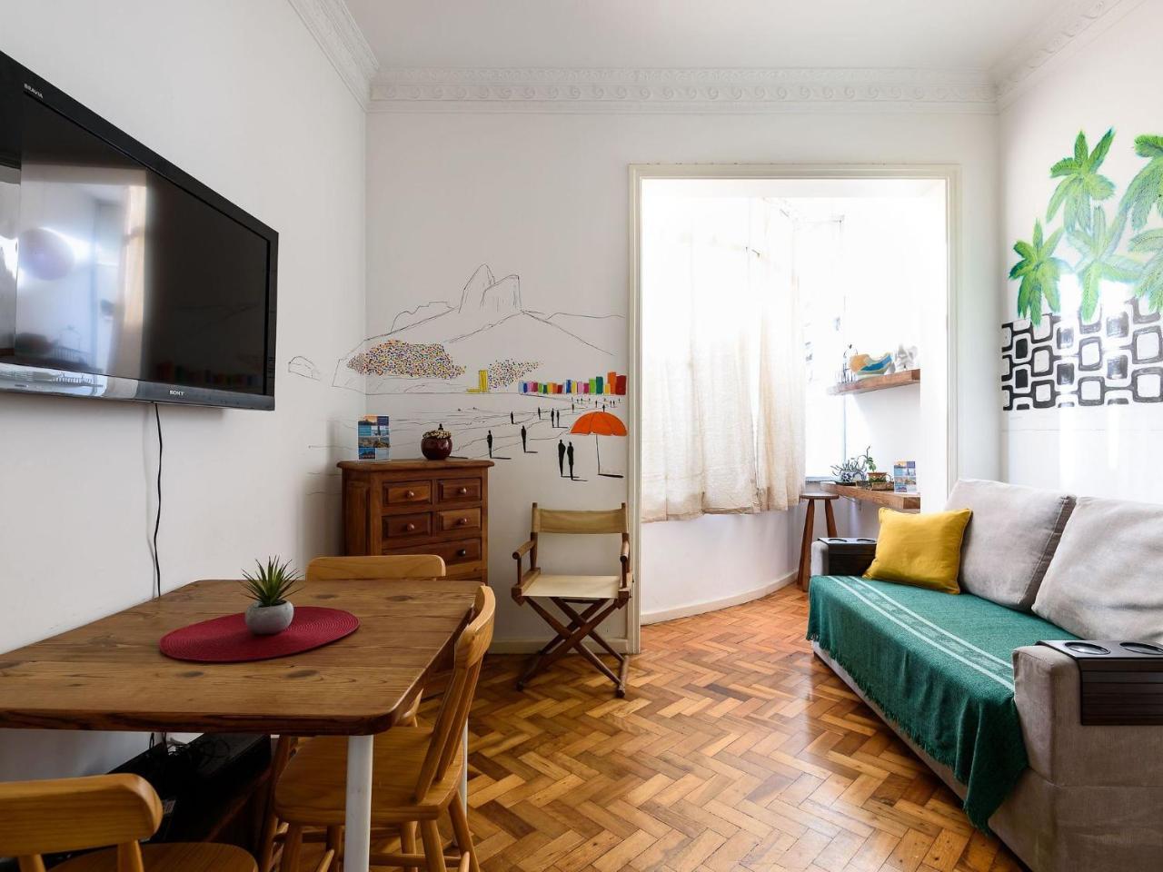 Apartamento Omar Do Rio - Gc 1002 Apartamento 2qtos, Completo Com Garagem, Internet 120mbps, A 150metros Da Praia De Ipanema E Do Metrô, 05 Minutos Da Praia De Copacabana