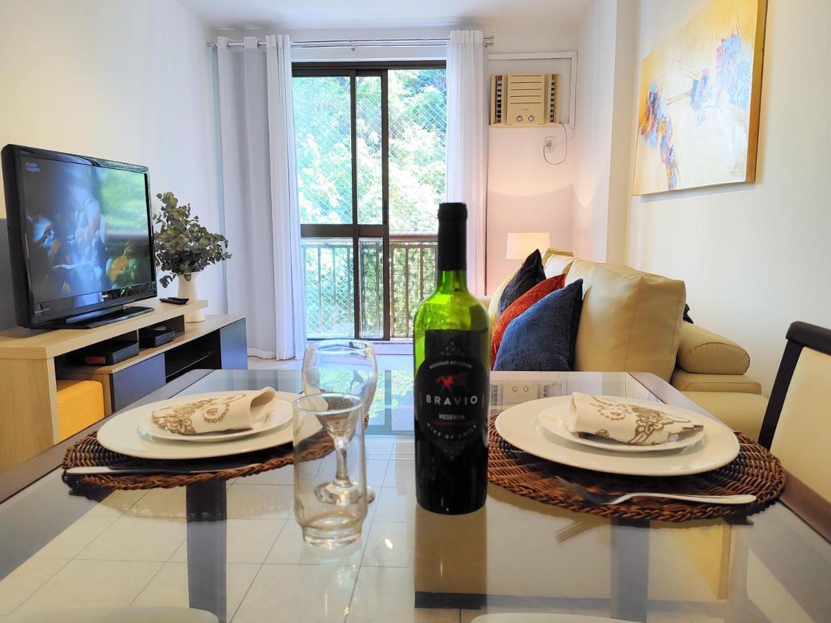 Flat Em Copacabana A 4 Min Da - Piscina, Garagem, Wi-fi, Portaria 24h, Varanda Vista Montanhas Apartamento