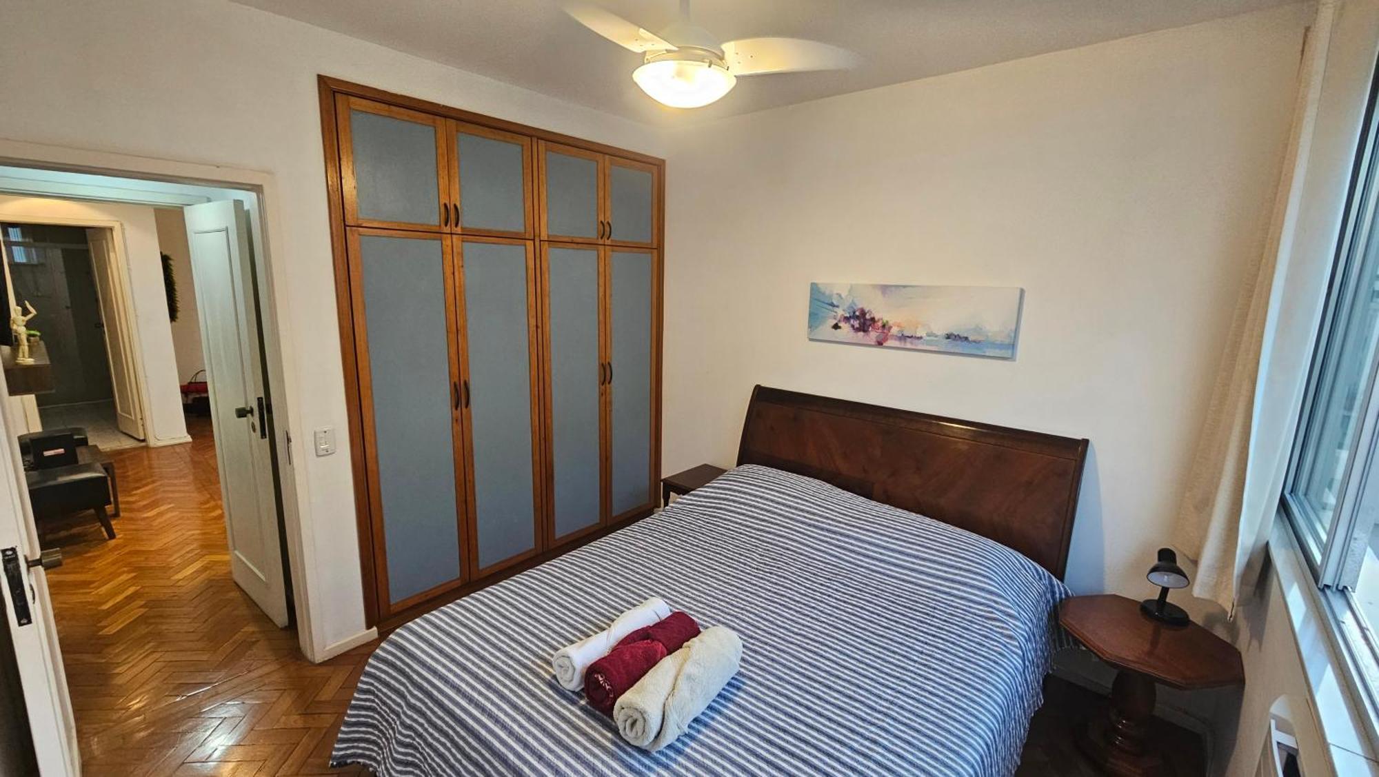 Apartamento Copacabana -150m Da - 3 Quartos - Ar Condicionado - W-fi 200mbps