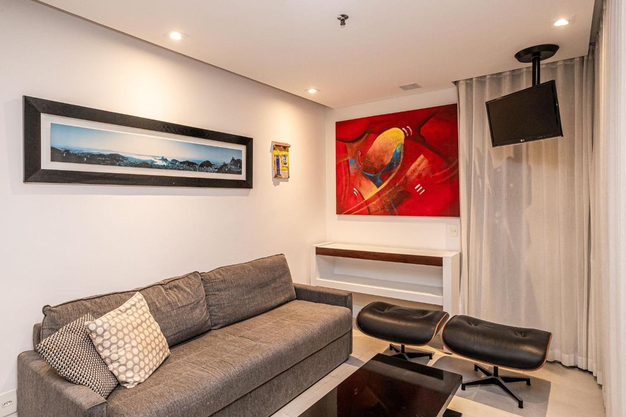 Apartment Flat Com Servico E Lazer Com Vista O Mar Da Barra Da Tijuca *