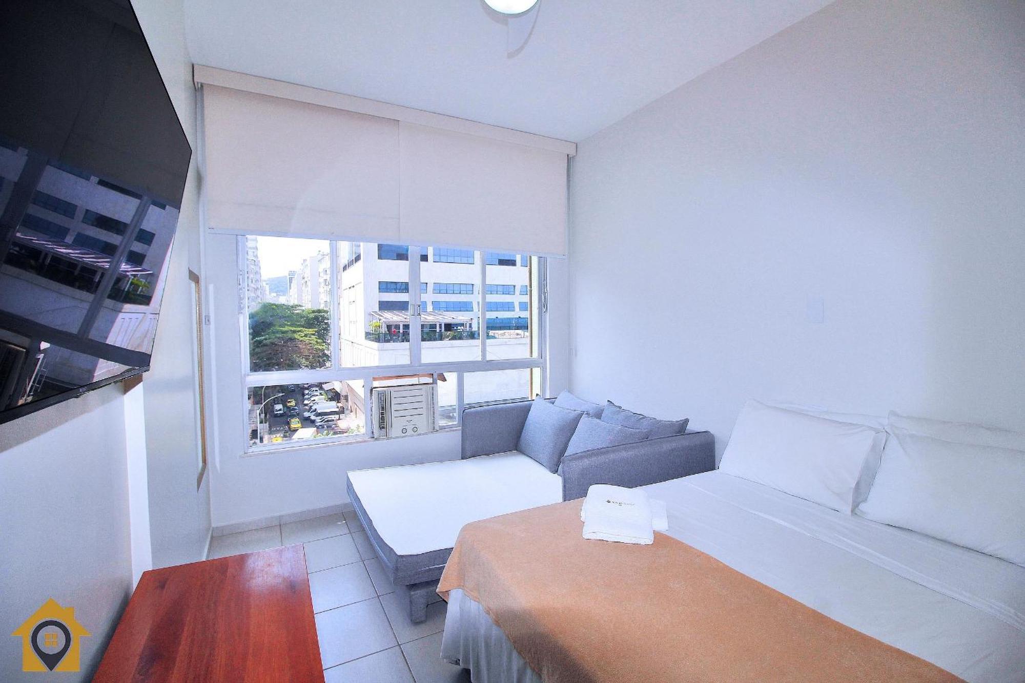 Apartamento Vista Incrivel De Copacabana Ate 4 Pessoas *