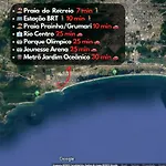 1Confortavel Flat 200 Mts Da Praia, Perto De Tudo