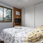 Top 3 Quartos Com Estacionamento Em Condominio Com Portaria 24H, Piscina, Sauna E Parquinho Infantil - Apartamento Com Ar Condicionado, Smartv, Wi-Fi 120 Mbps E Cozinha Completa