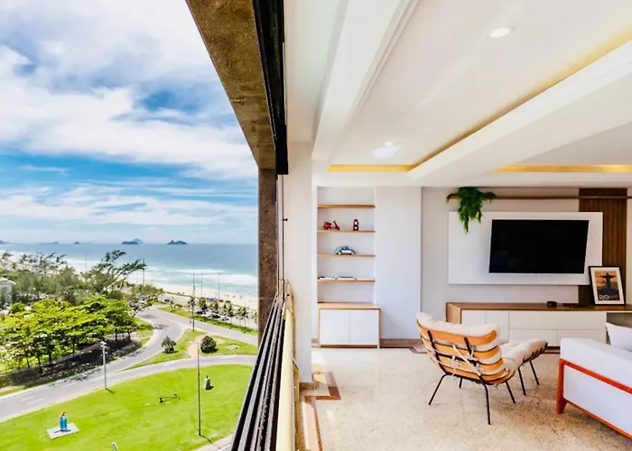 Maravilhoso Apartamento Na Orla Da Barra Da Tijuca